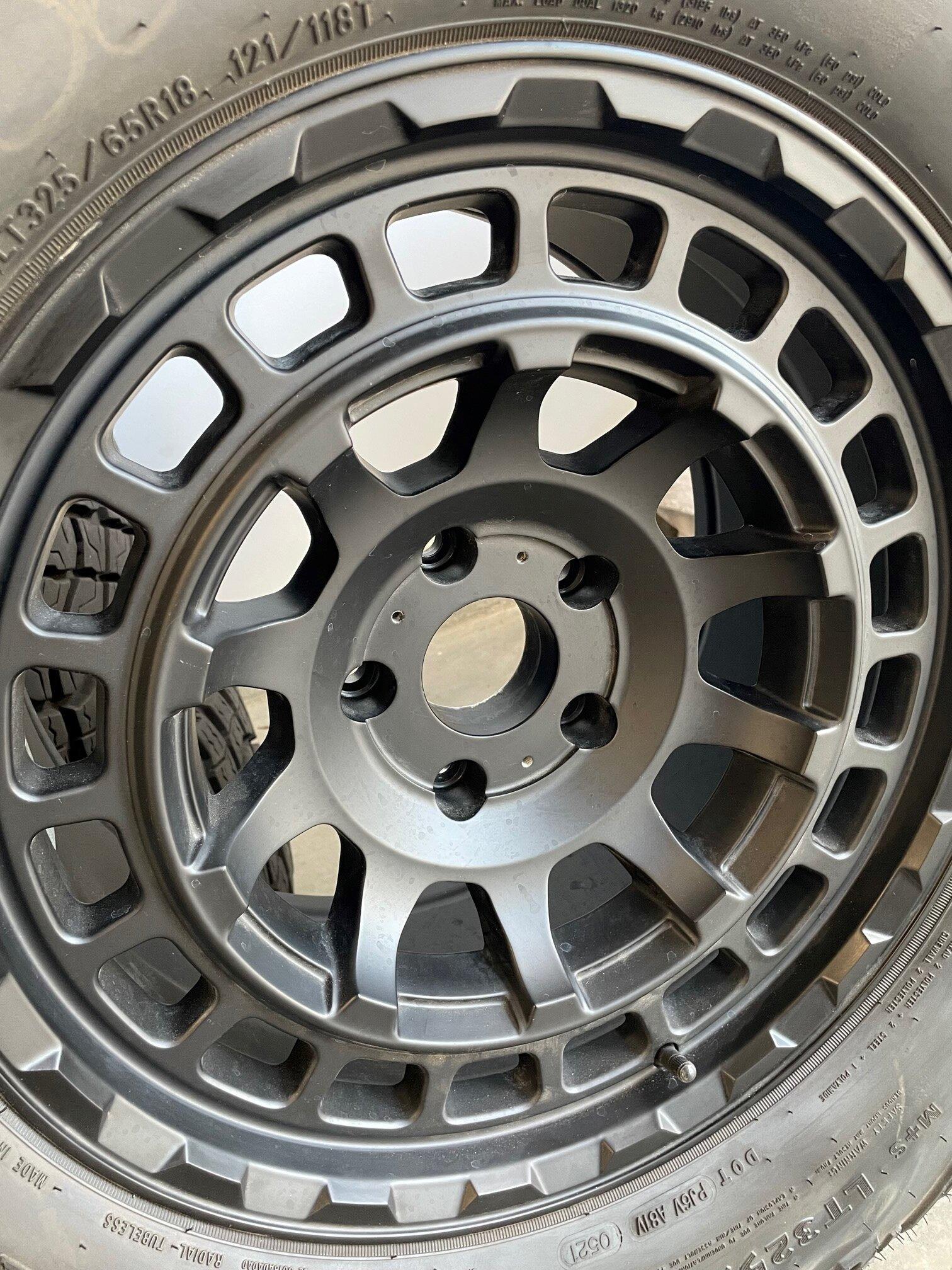 Jeep Gladiator WTS 5x Black Rhino 'Chamber' Rims + 5x Wrangler ATs 3