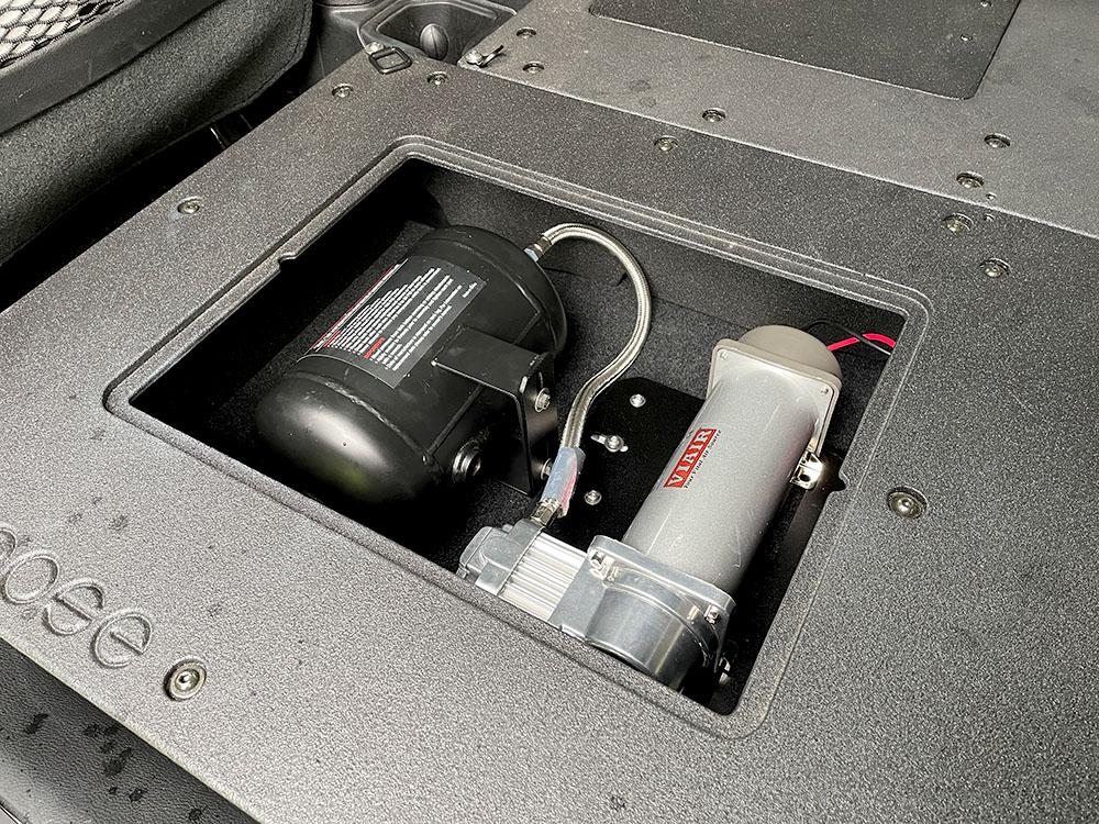 Jeep Gladiator 813 Fabrication & Design Rear Floor Compressor Mount for ViAir or ARB Twin/Single Compressors Jeep-JT-Rear-Floor-Mount-04