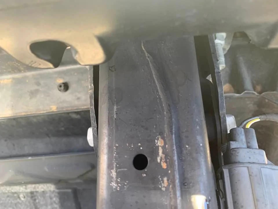 Jeep Gladiator Are front frame horns boxed or do I have access to this trim hole? ( after front bumper and mounts removal)? JT Trim Hol