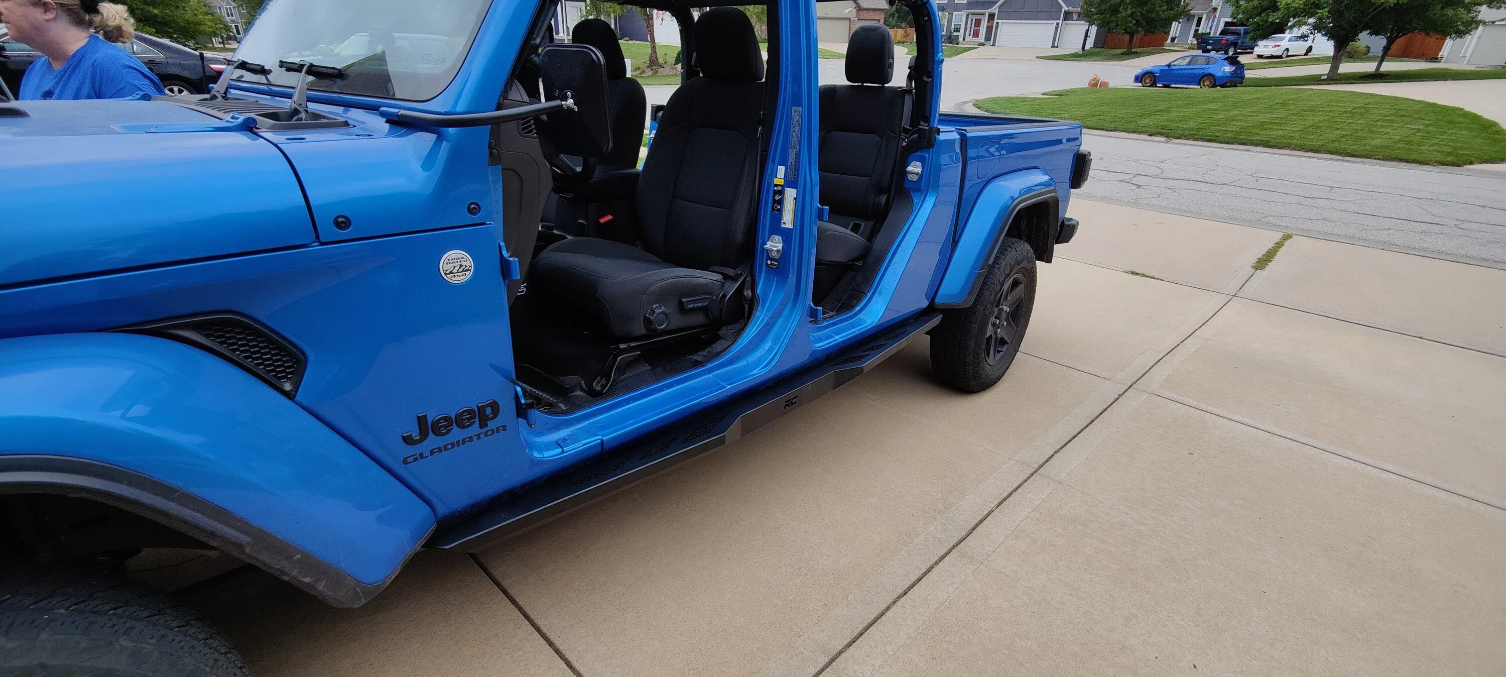 Jeep Gladiator Rough Country heavy duty sliders review IMG20220904121333