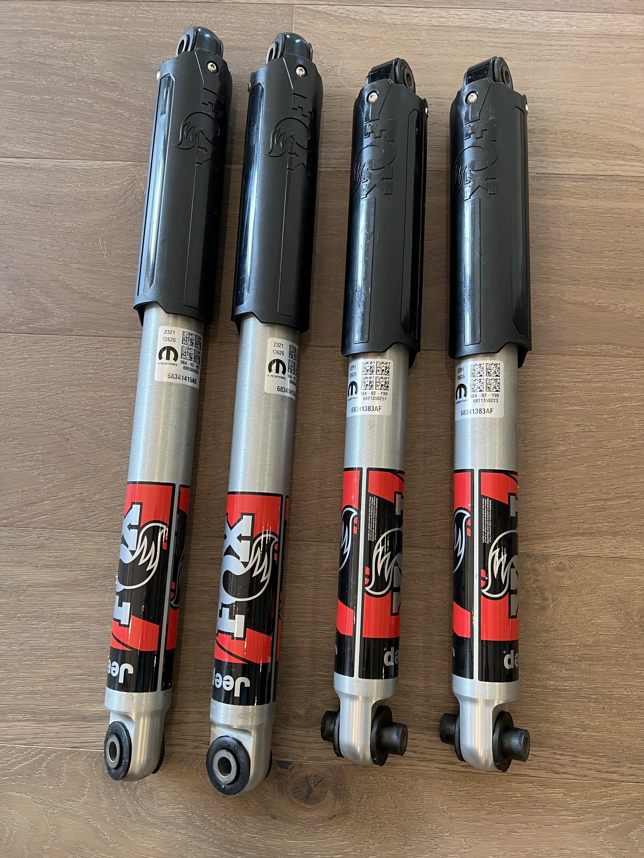 Jeep Gladiator Fox 2.0 Rubicon shocks, 12 miles.  $175. 90116E9B-26EA-48CD-A9CD-D610B6FD82A8
