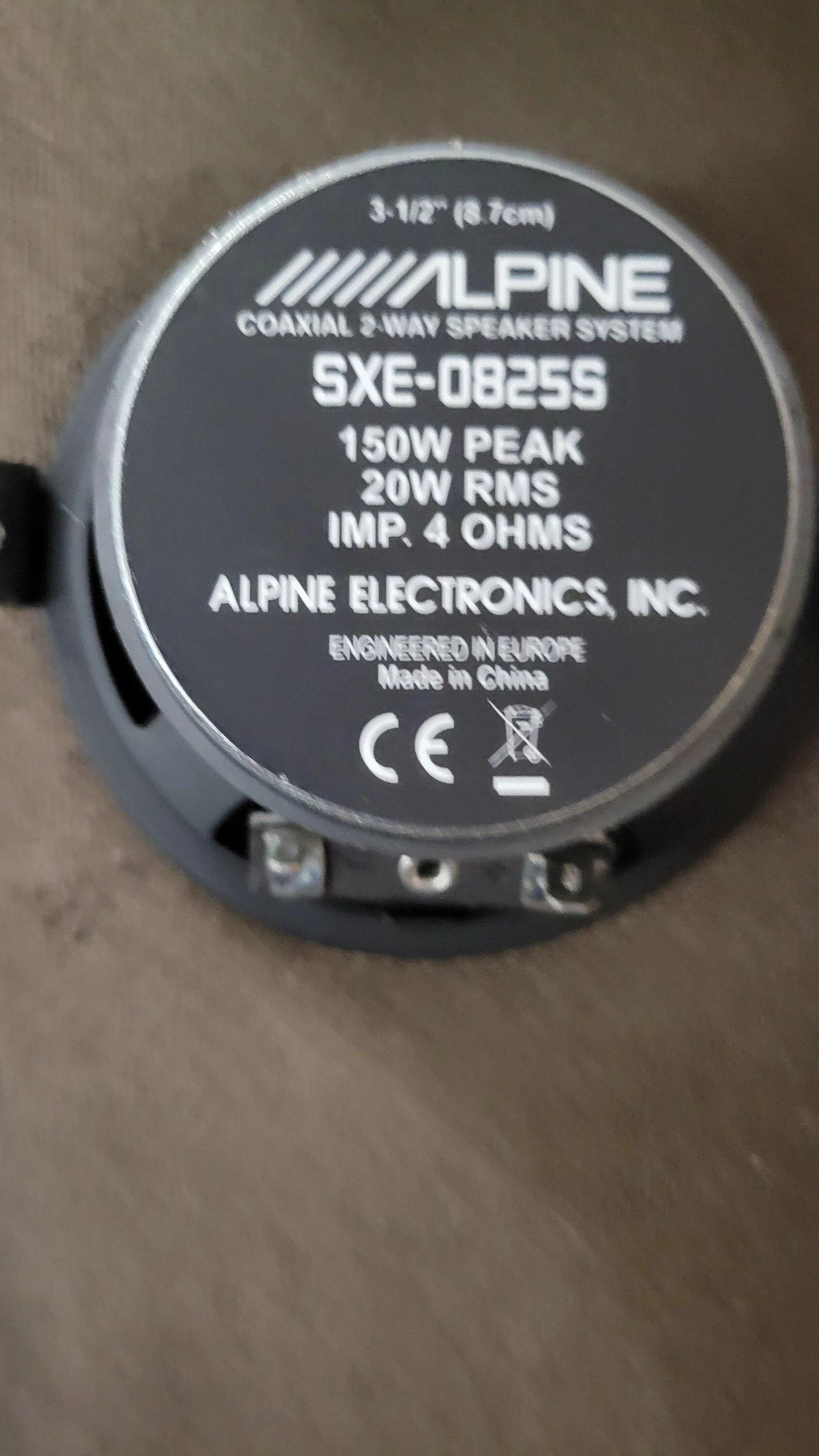 Jeep Gladiator 3.5in alpine speakers 20220905_132141