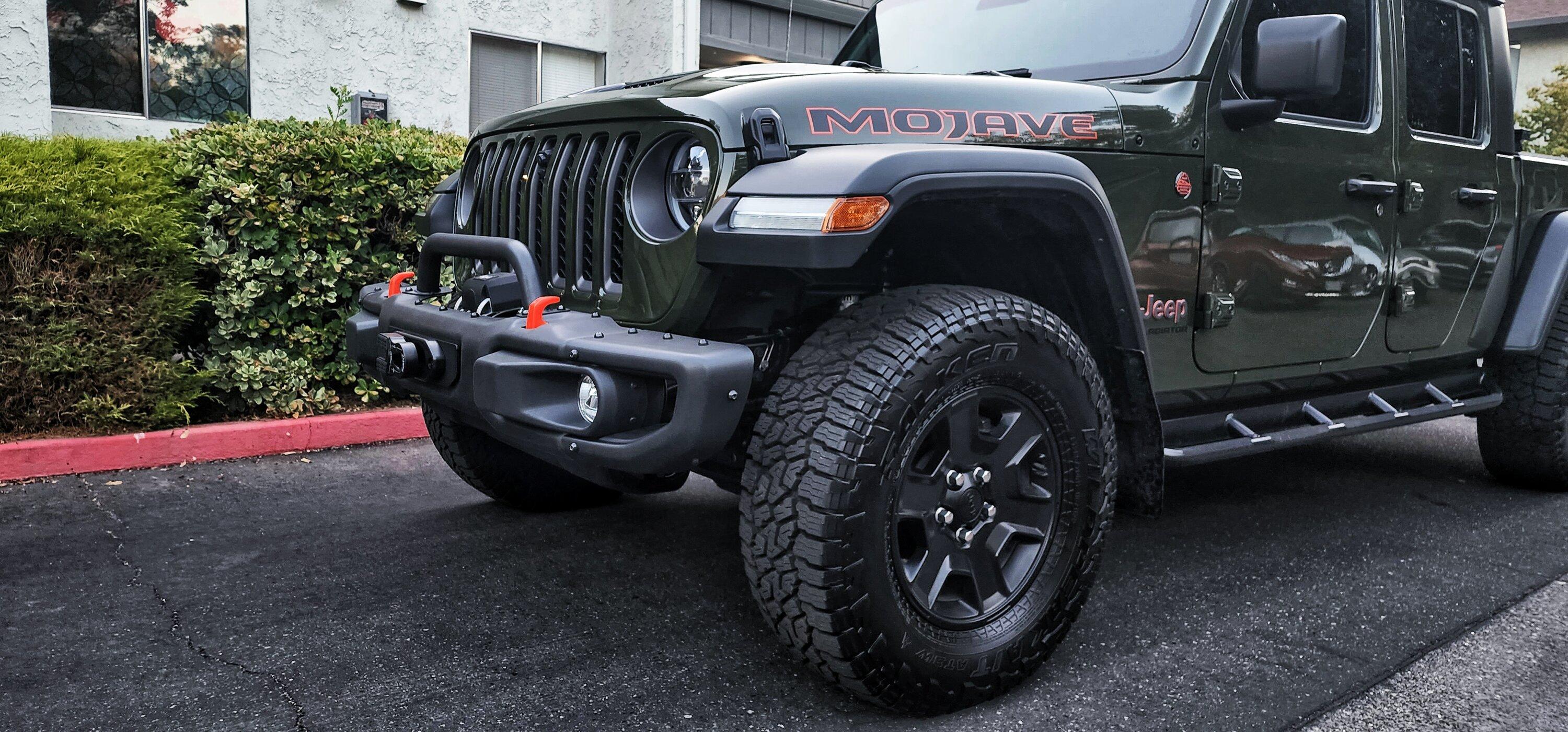Jeep Gladiator Swapping the Mojave plastic bumper with the Mopar steel bumper 20220905_065618-01