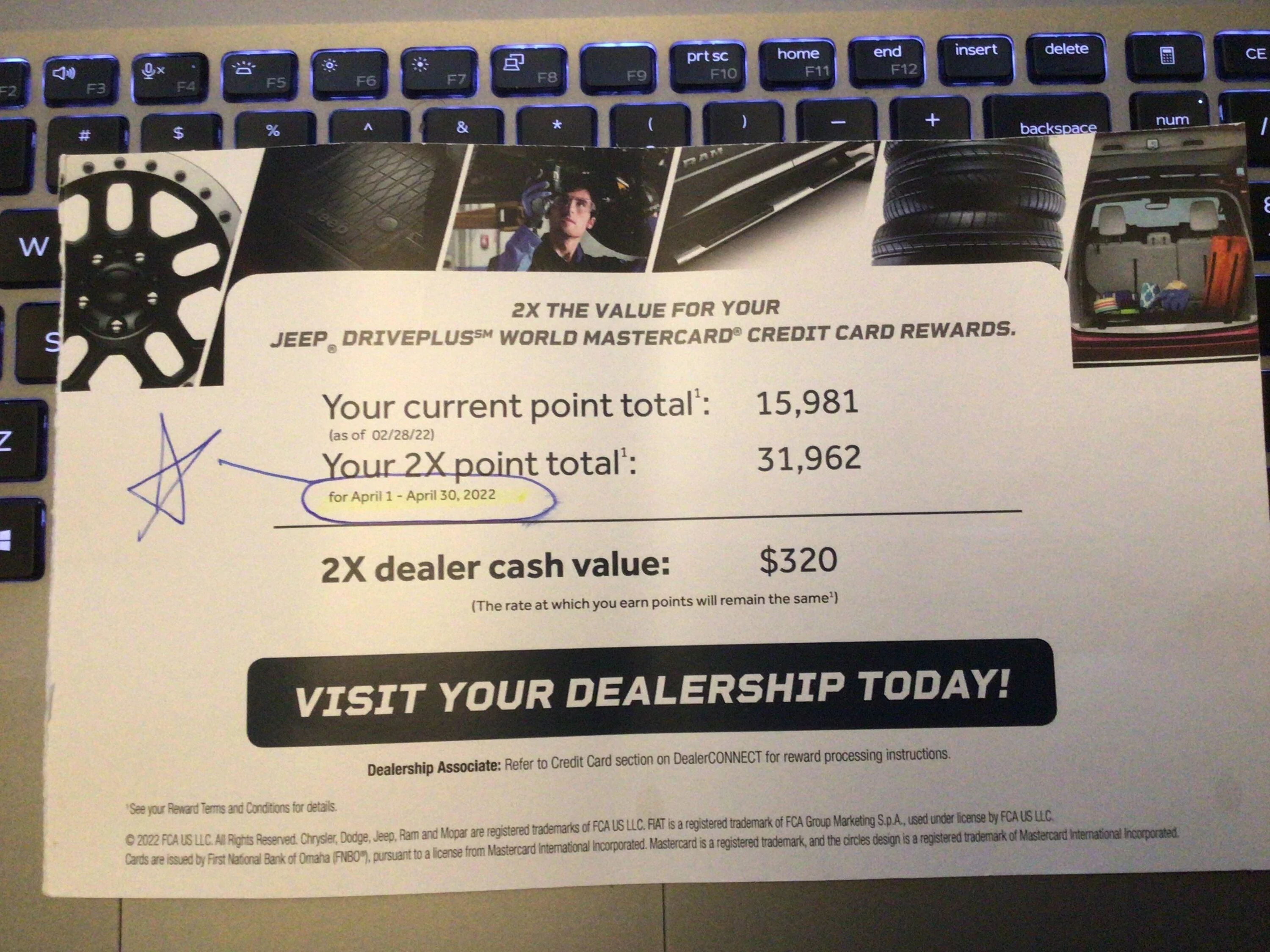 Jeep Gladiator $1000 Credit on Jeep purchase by spending on Jeep CC 68800124-A38E-4EFE-9A65-0FAB3C881F6D