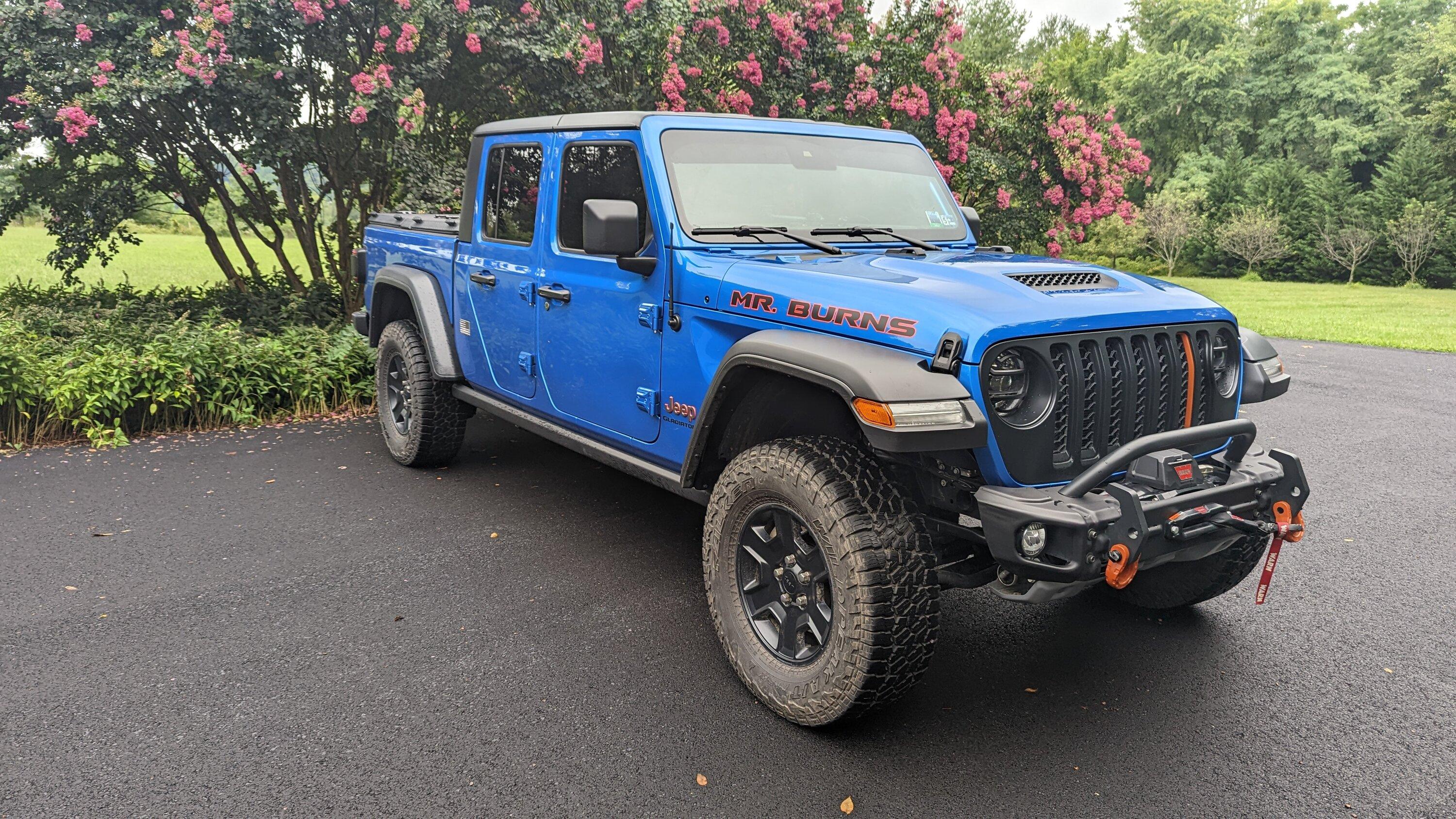 Jeep Gladiator My 2022 Hydro Blue Mojave Log - Jack of All Trades PXL_20220907_154441118