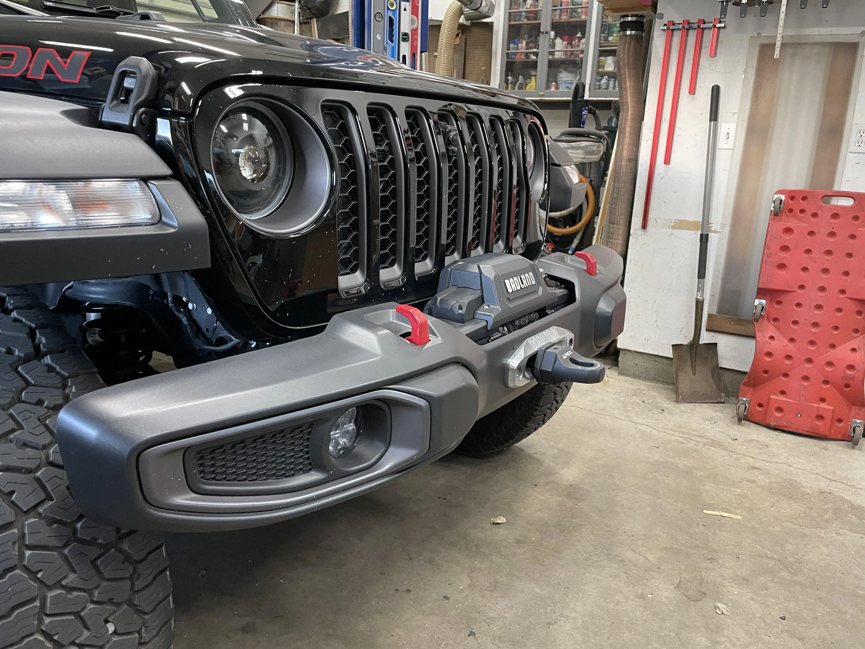 Jeep Gladiator Installed a winch on my stock (plastic) Rubicon bumper - DIY writeup 14BD3B33-B6D2-4D05-B637-805C8398342D