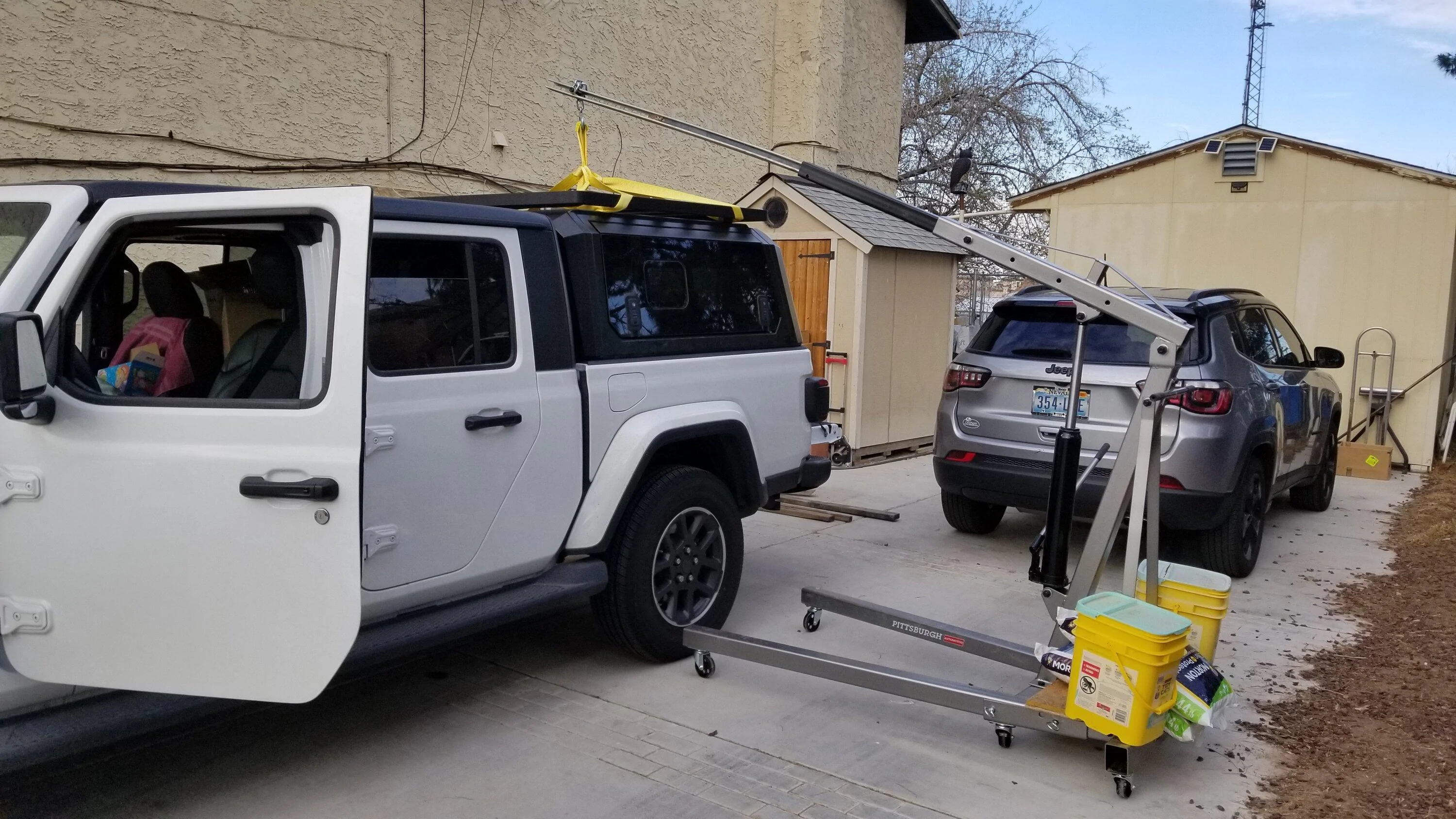 Jeep Gladiator Top Lift Pro Hard Top Removal 20210317_173928