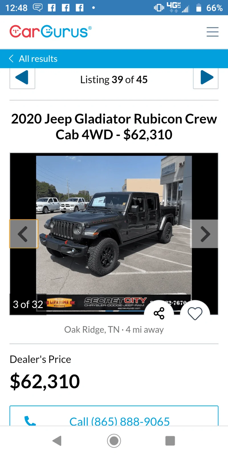 Jeep Gladiator GRANITE CRYSTAL JT Gladiator Club Screenshot_20190810-124855