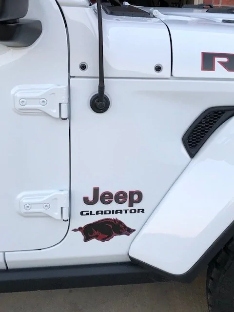 Jeep Gladiator Custom stickers/badges Pig Sticker