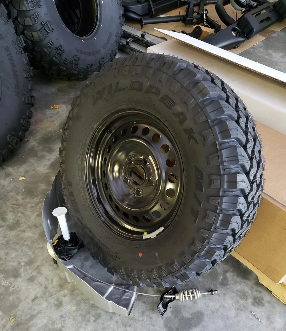Jeep Gladiator Husband Gladiator and Wife JL build(s) Gladiator Spare delet