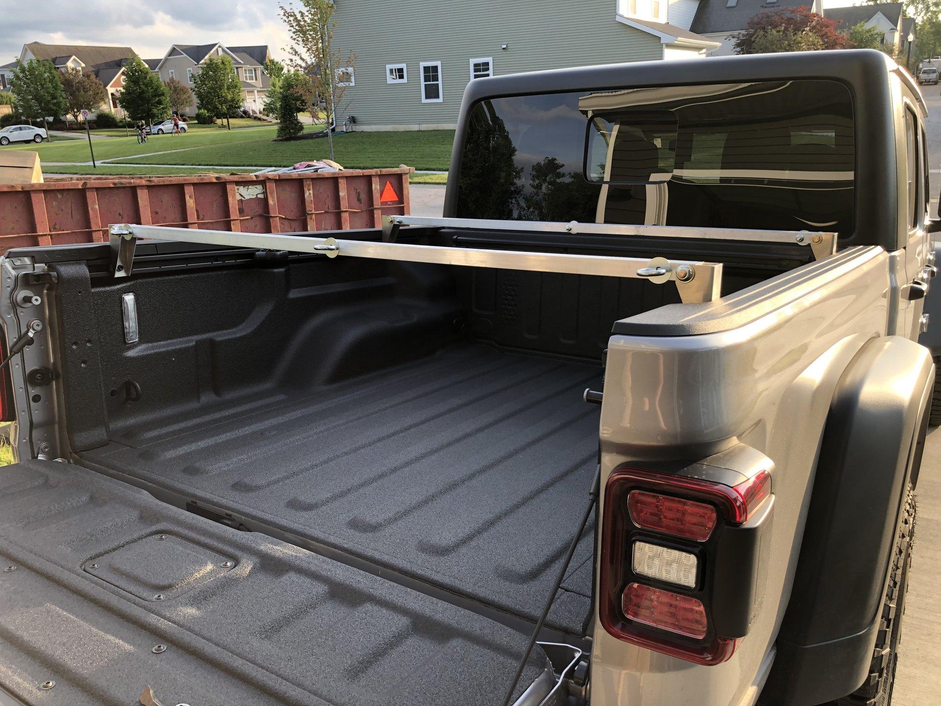 Jeep Gladiator Bed rack/storage for kayaks A9C1CE0F-4224-4D51-B598-979A70F5B39C