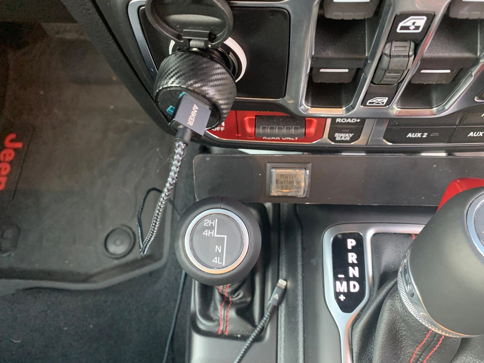Jeep Gladiator Custom Lower Dash Console / Switch Panel IMG_1008
