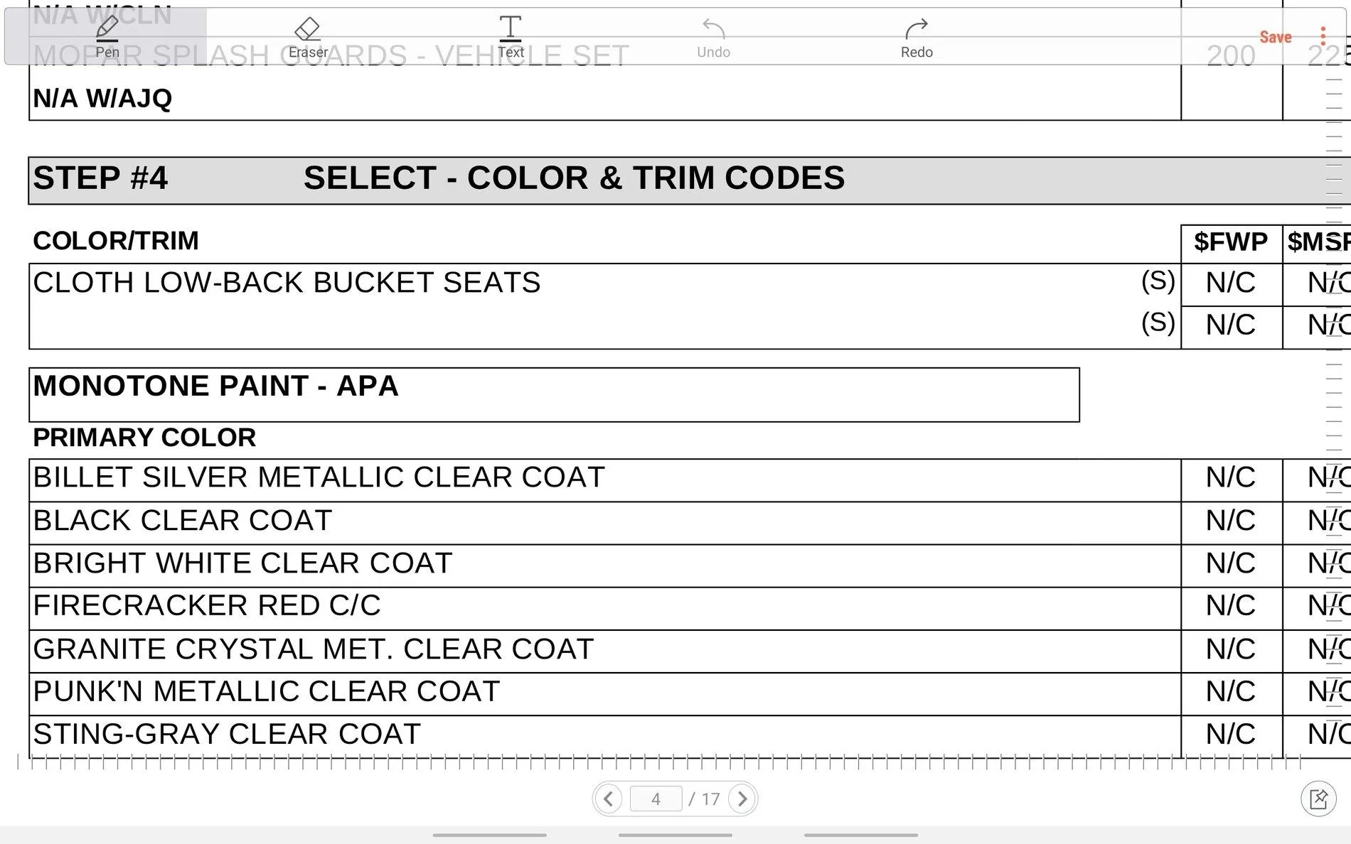Jeep Gladiator 2020 Jeep Gladiator (JT) ORDER GUIDE!! [Updated Monthly] Screenshot_20190815-224356_Write on PDF