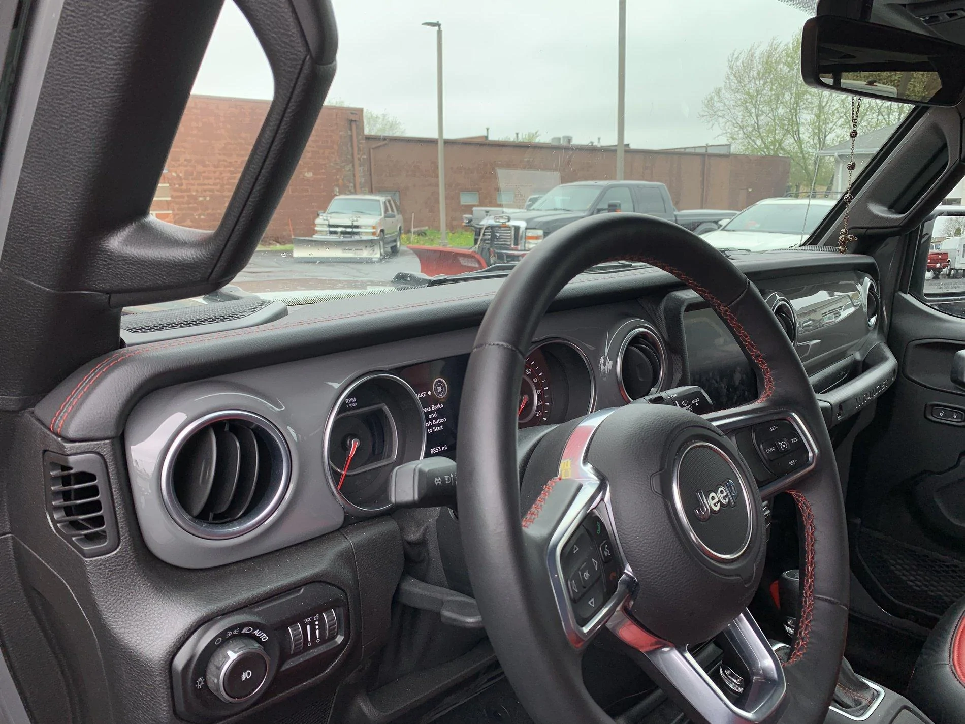 Jeep Gladiator Who else doesn't care for the red dash on the Rubicon? Sting Gray Dash Panels 2