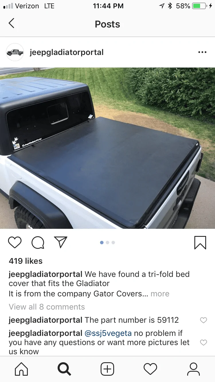 Jeep Gladiator Bed cover on the cheap! (From Chevy Colorado) IMG_4485