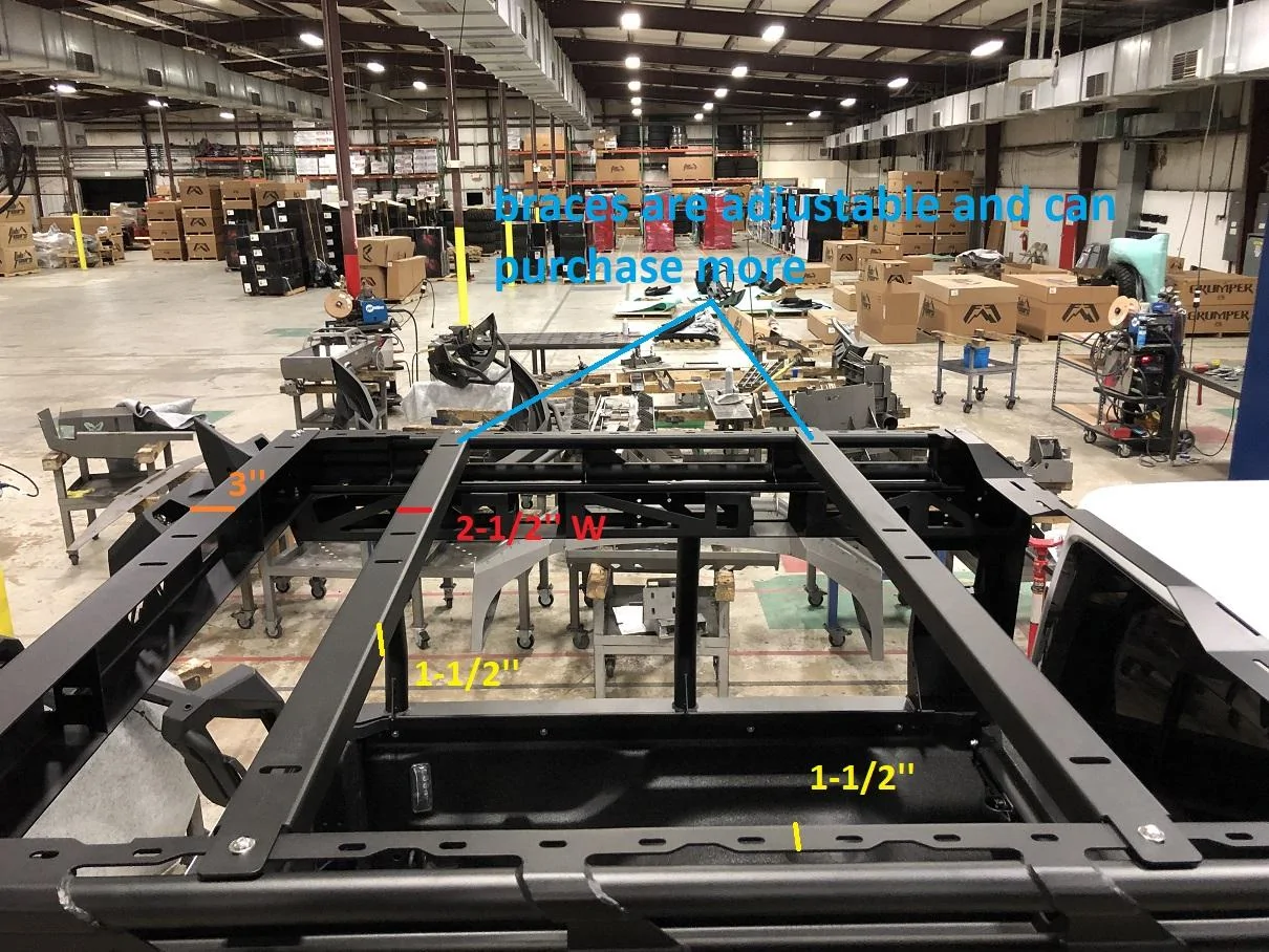 Jeep Gladiator Tops! Canopy / covers / toppers / racks possibilities for Gladiator - Show me! top rack brace dimensions