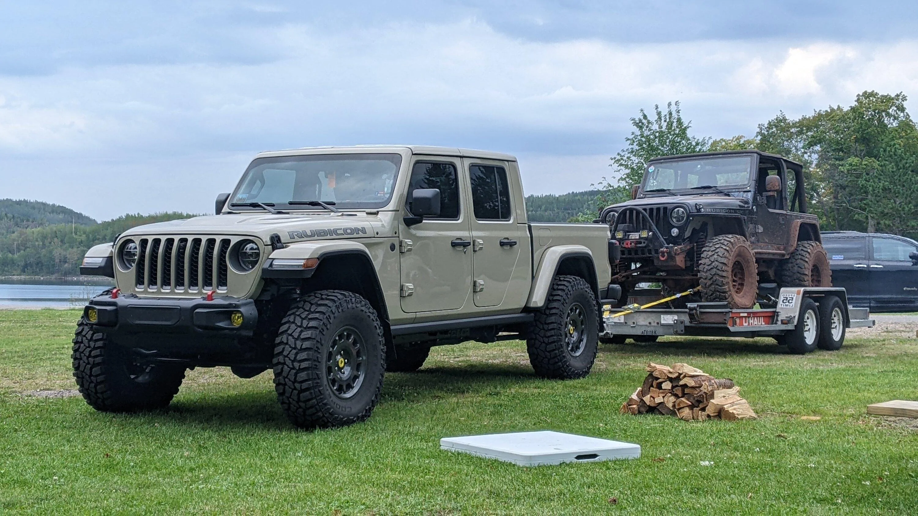 Jeep Gladiator First Time Towing Rubicon With Gladiator Rubicon PXL_20220908_231428424