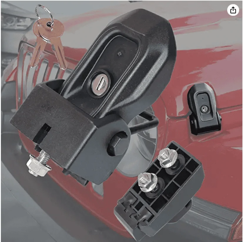 Jeep Gladiator Anyone have DV8 Hood Latch Locks? 1662873643666
