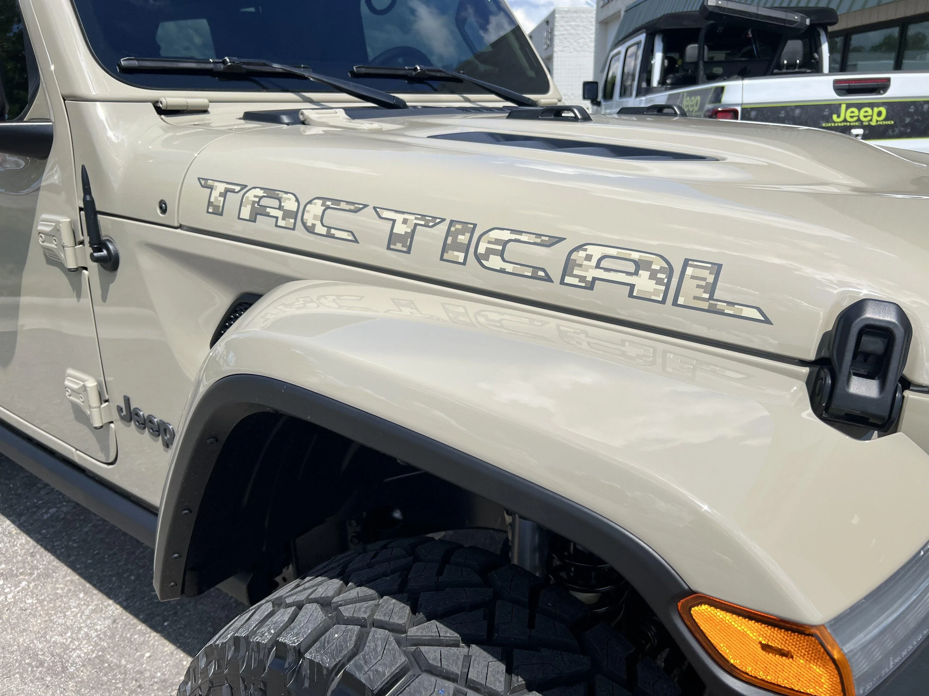 Jeep Gladiator Textured Hood Graphics from Jeep Graphic Studio 7340FCA9-77EF-459B-9E5F-6483164F14D7