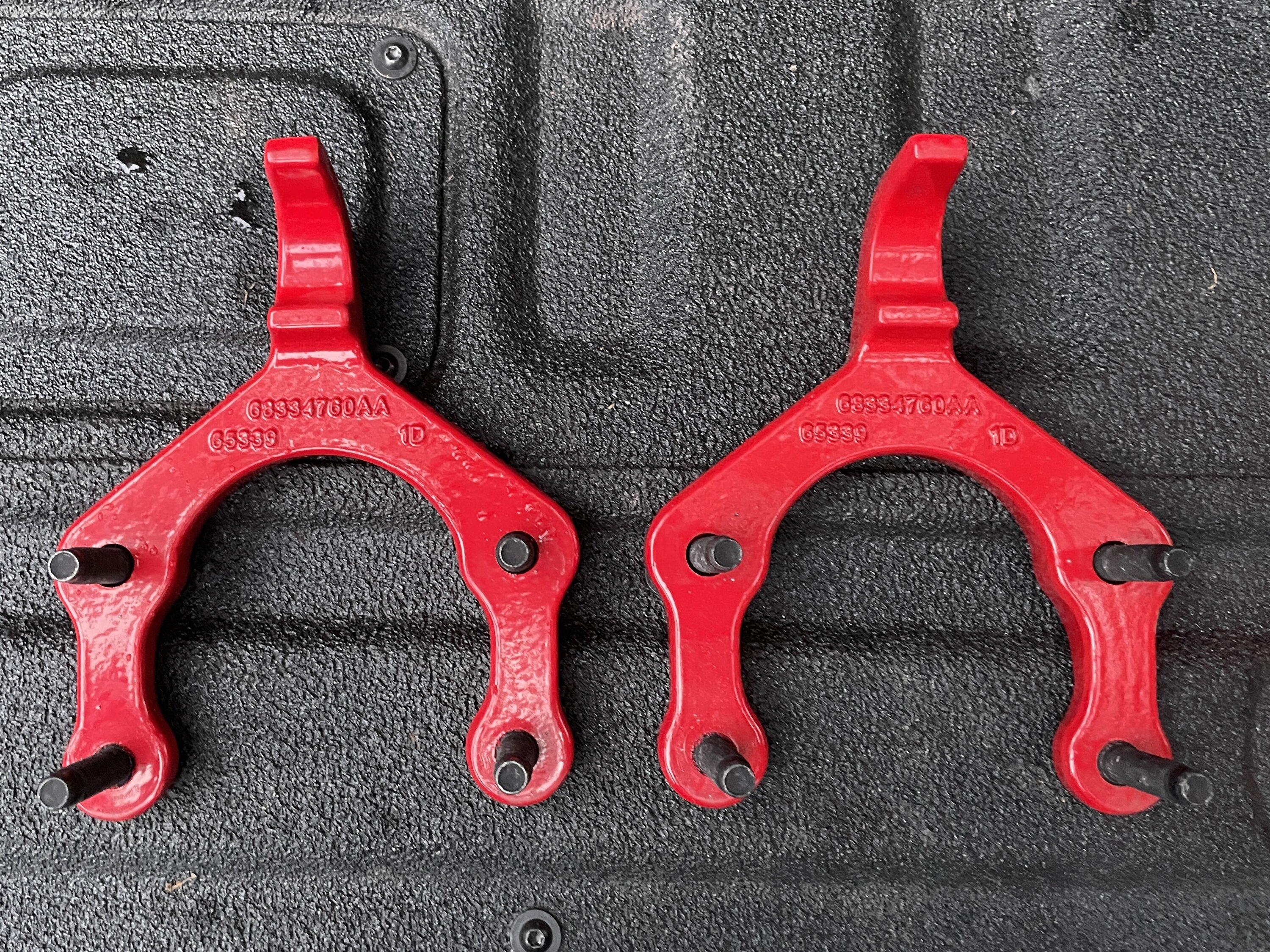 Jeep Gladiator Rubicon Red Recovery Hooks - PRICE DROP 75FE1448-796B-4EE2-A10E-7A4654E50919