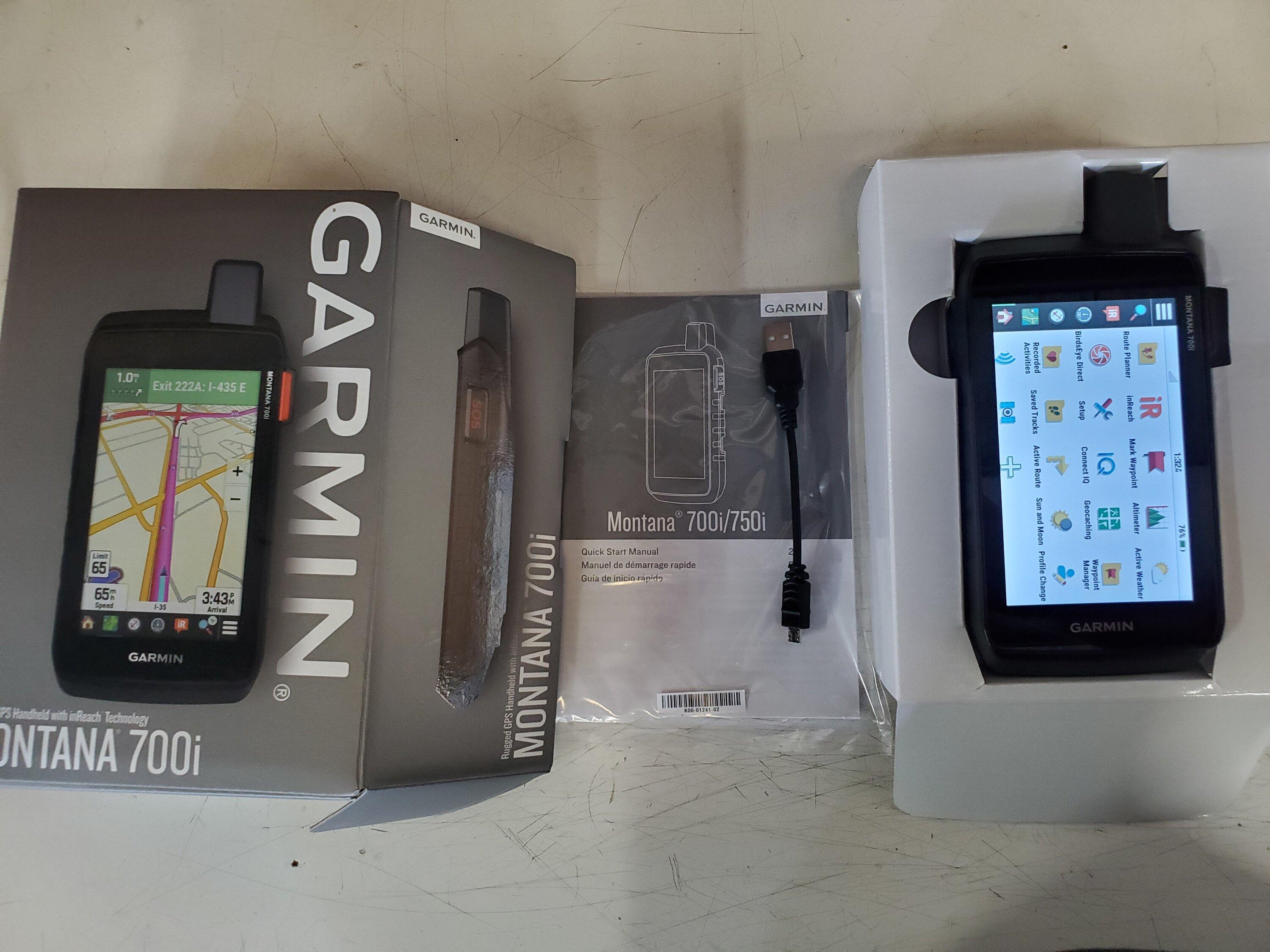 Jeep Gladiator Garmin Montana 700i touchscreen GPS w/ inReach 20220909_133108