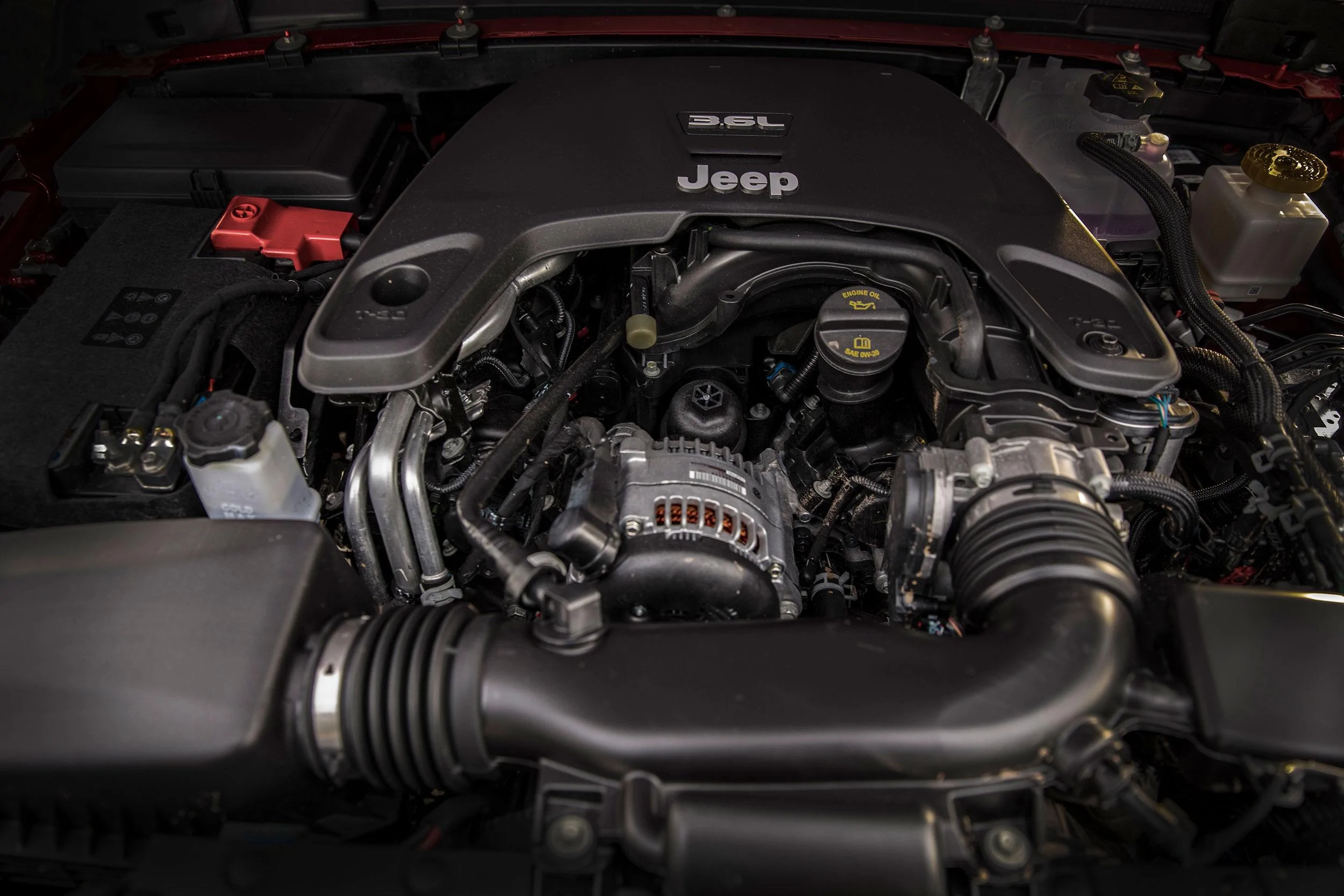 Jeep Gladiator No plastic cover on my 3.6L jeep-engin