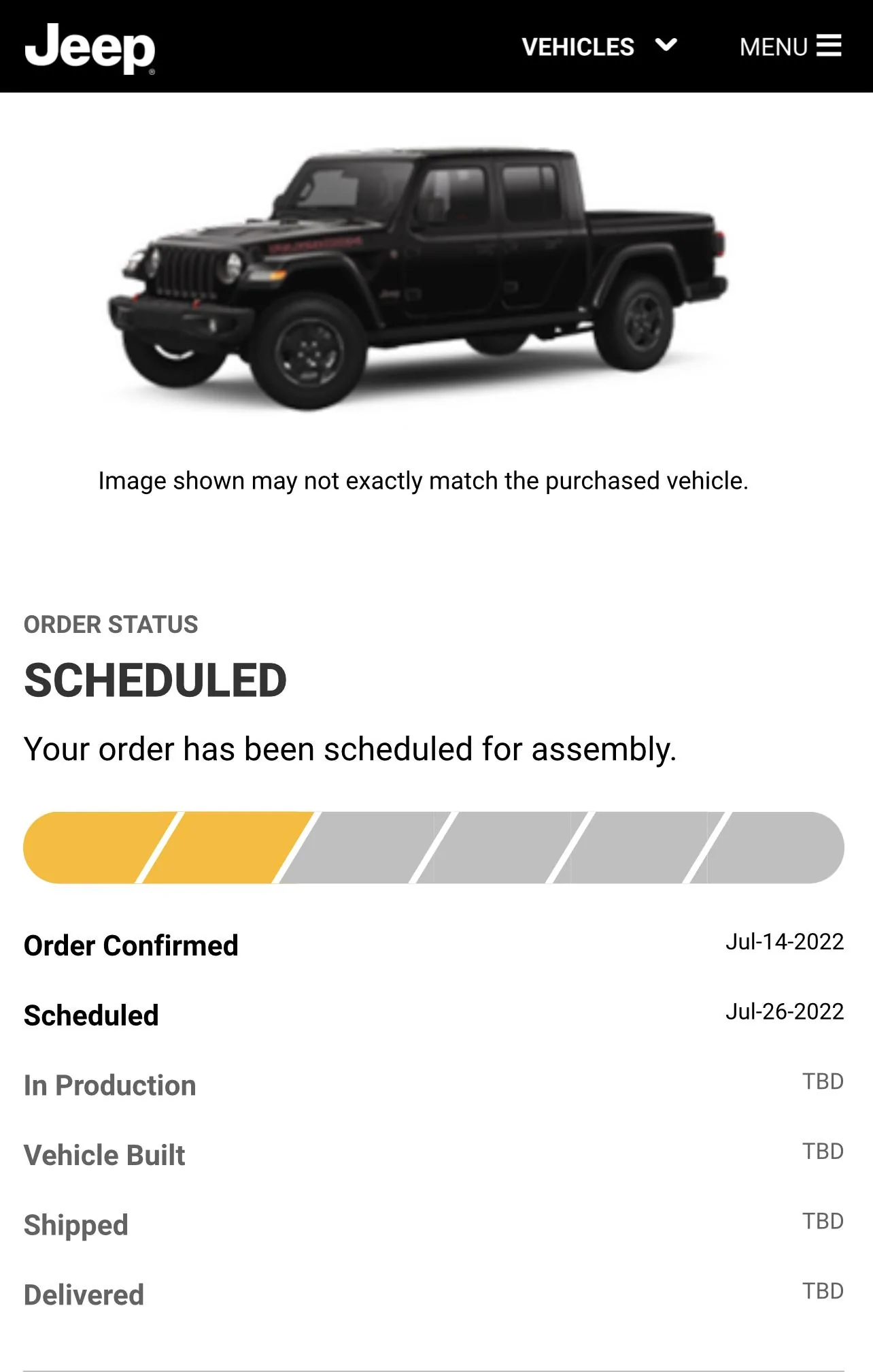 Jeep Gladiator 2023 Jeep Gladiator Order…What step are you in? AD810499-7029-4B13-B4AF-093E7743FB09