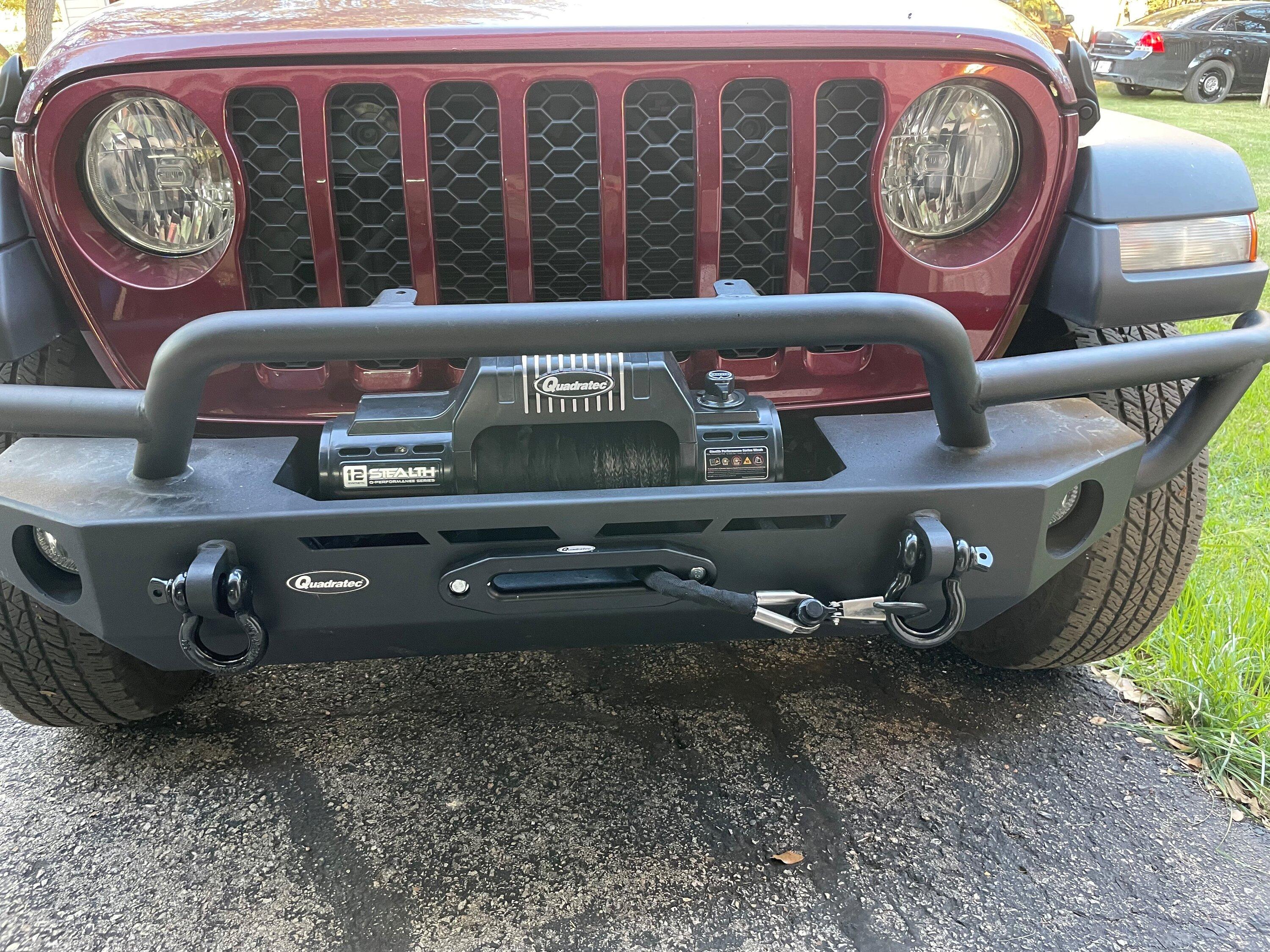 Jeep Gladiator Installed Quadratech 12k Stealth Winch