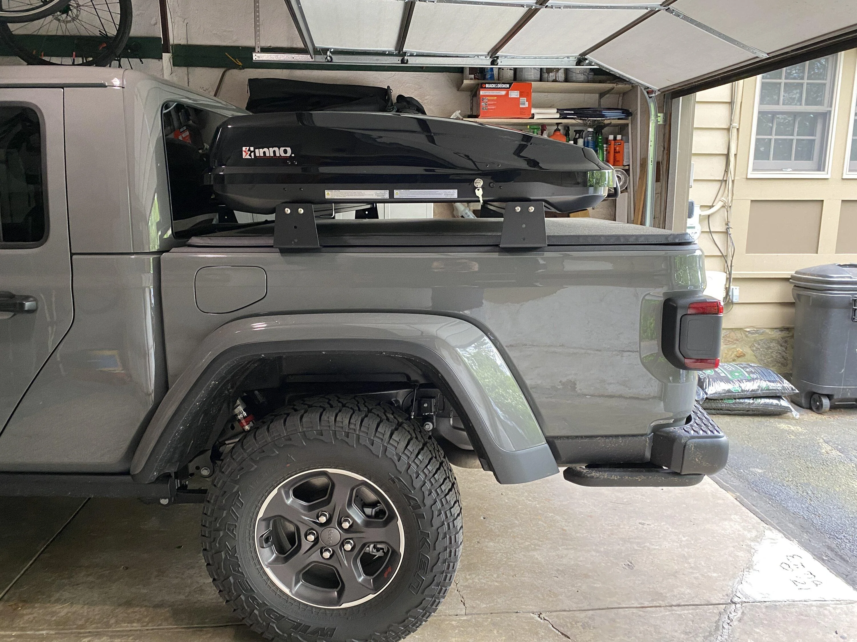 Jeep Gladiator Billie Bars with Yakima Basket, Cargo box and Tonneau Cover 967C4CE5-D38B-4C86-BD04-8DDDF19B6BB4