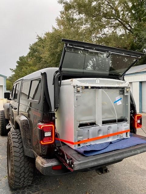 Jeep Gladiator ARE Bed Cap Topper weight requires upgrading to taller rear springs / spring spacers? thumbnail_IMG_2268