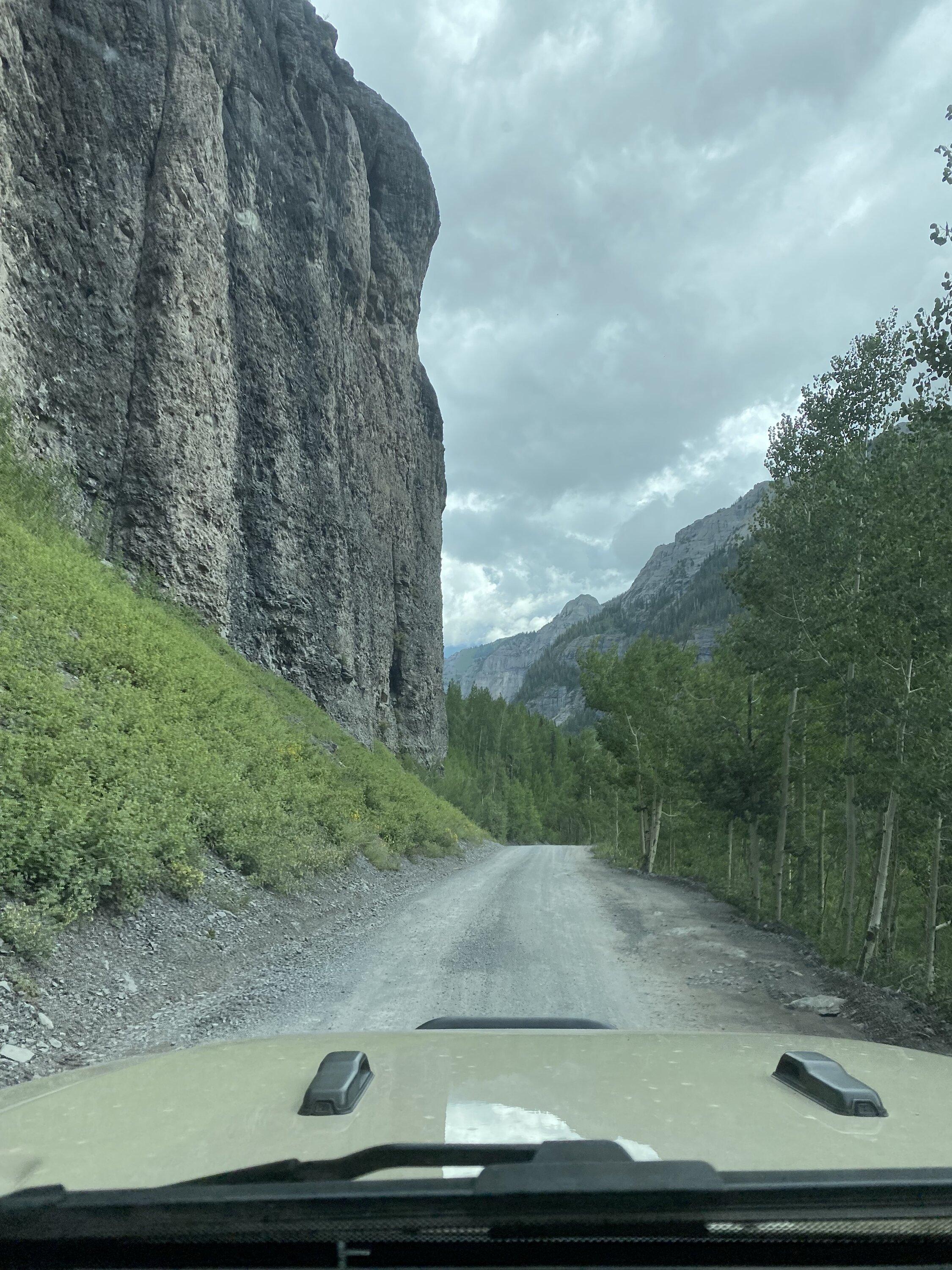 Jeep Gladiator Three fatalities in Gladiator accident on Camp Bird Road near Ouray, CO IMG_8538