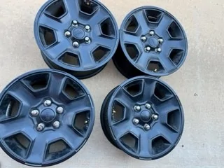 Jeep Gladiator 2021 Gladiator 17 x 7.5 Black OEM Black Wheels-Sale 1663706525358