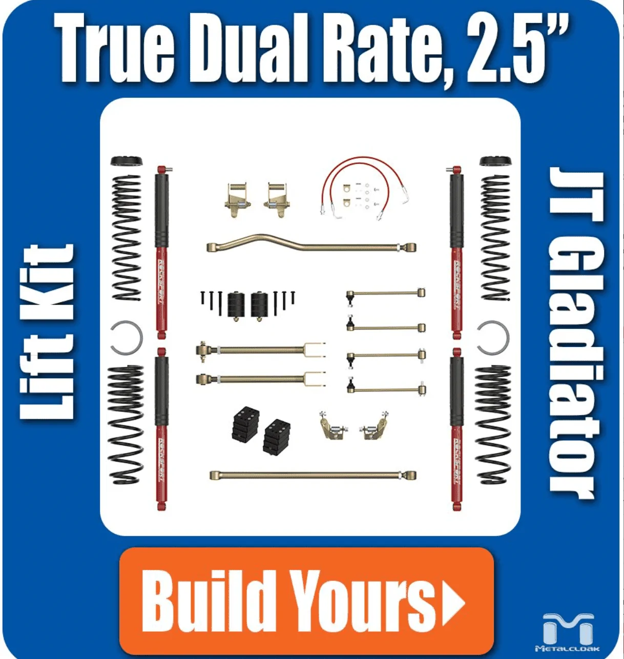 Jeep Gladiator NEW! 2.5" Suspension Systems & Lift Kits from Metalcloak Screen Shot 2022-09-21 at 4.05.43 AM