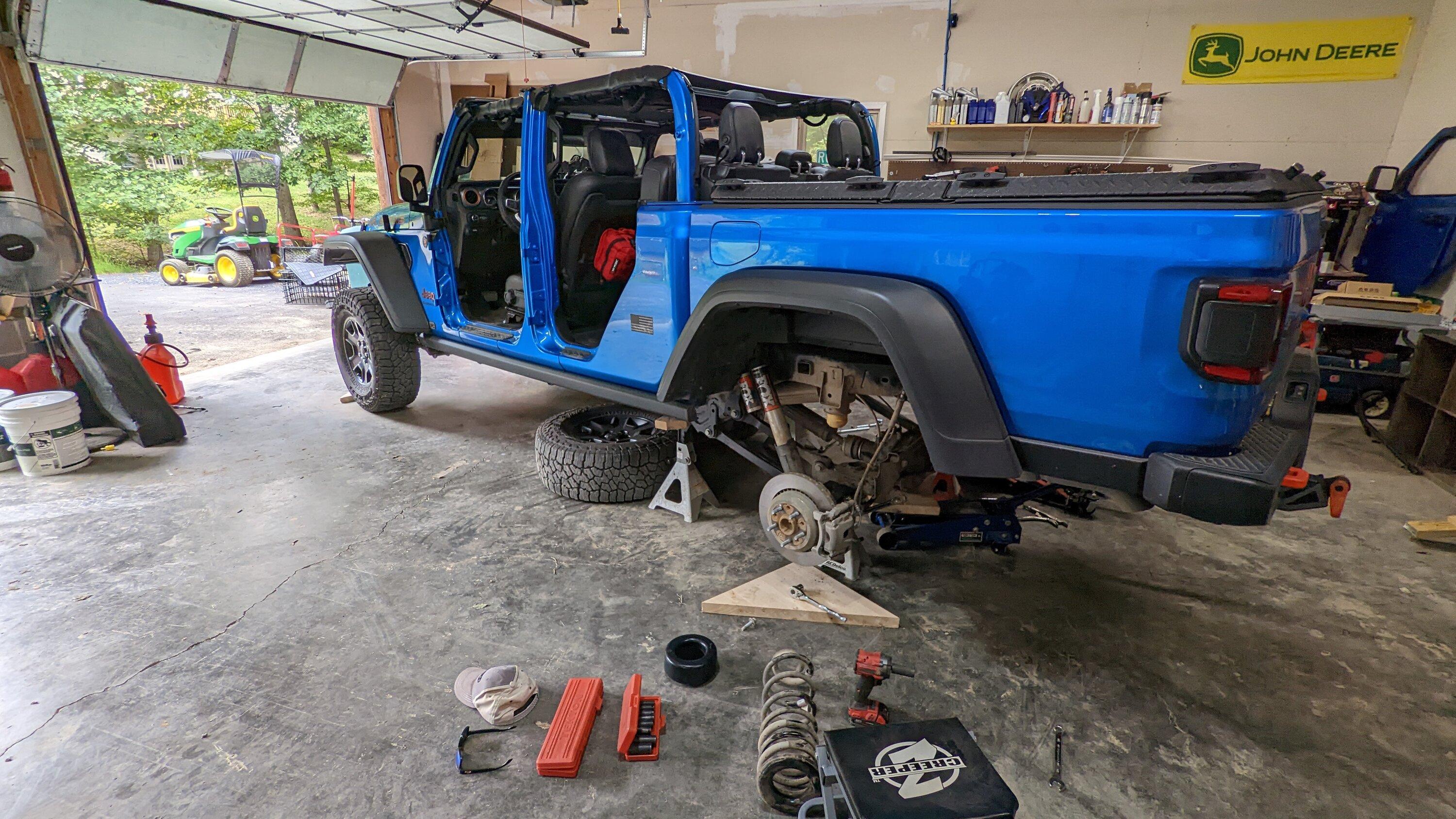 Jeep Gladiator My 2022 Hydro Blue Mojave Log - Jack of All Trades PXL_20220919_192559358