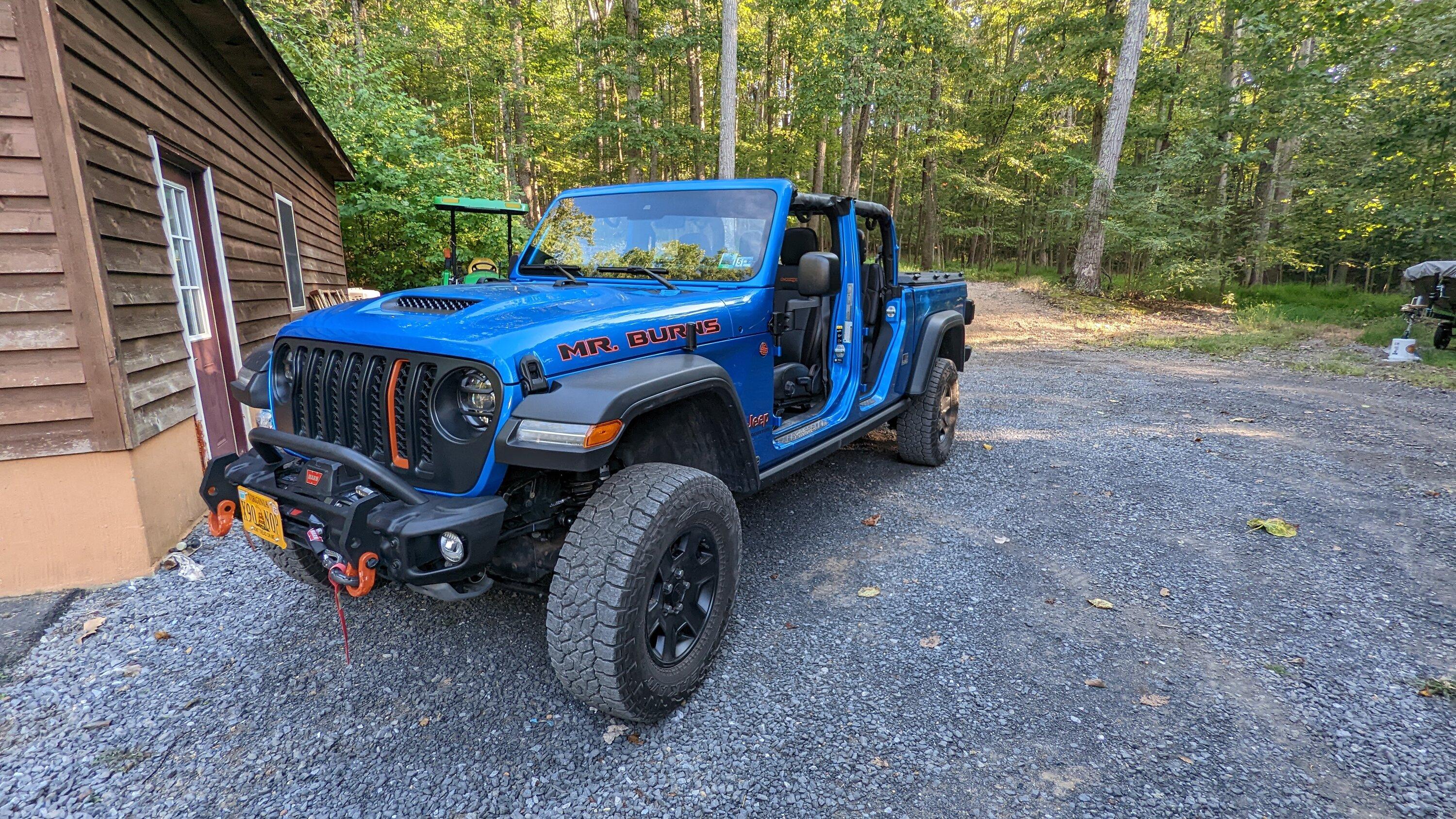 Jeep Gladiator My 2022 Hydro Blue Mojave Log - Jack of All Trades PXL_20220920_212839377