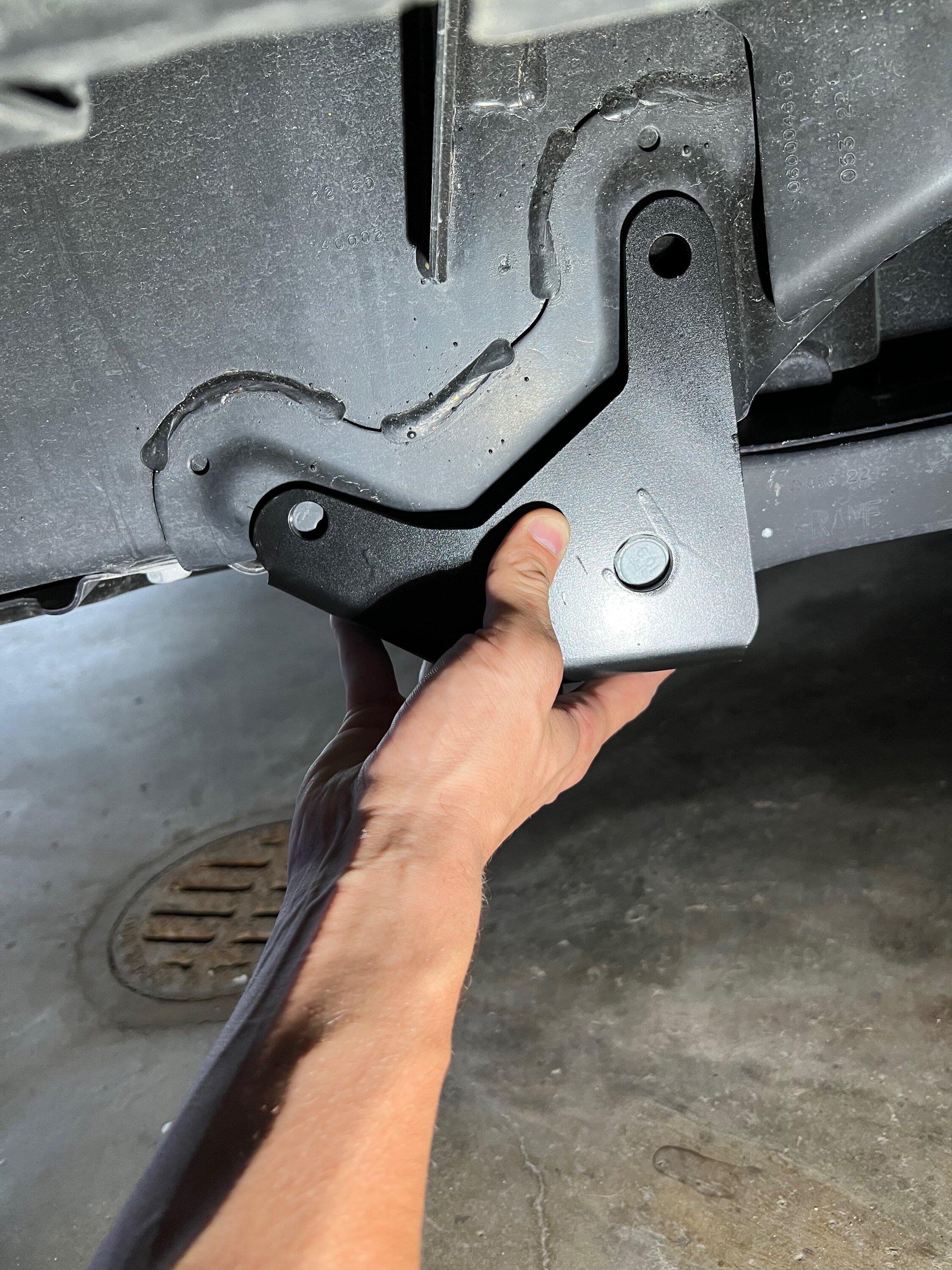 Jeep Gladiator Rusty's vs Rock Hard - frame side rear control arm skids IMG_3597