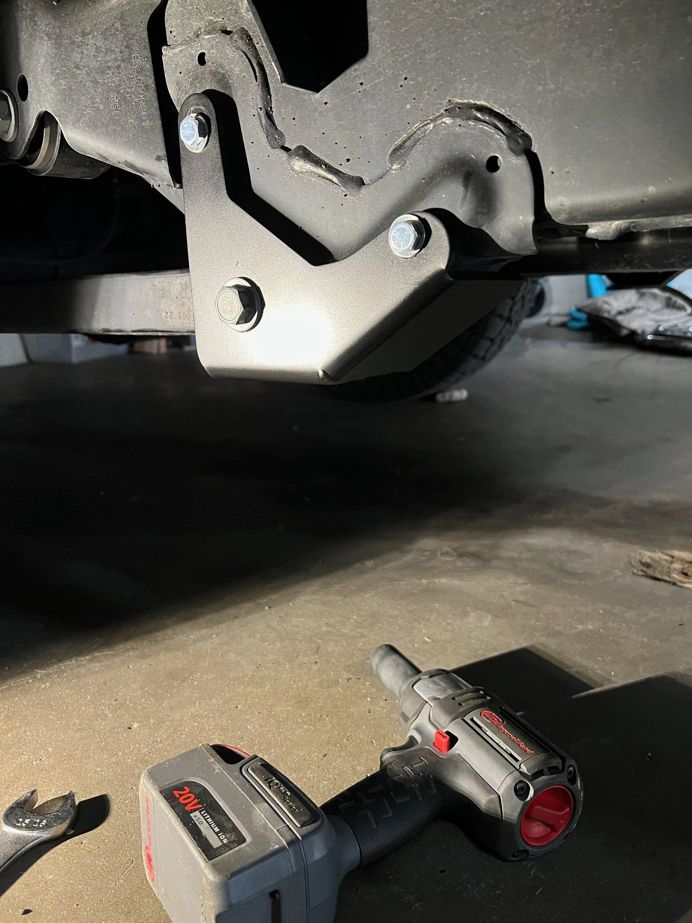 Jeep Gladiator Rusty's vs Rock Hard - frame side rear control arm skids IMG_3607