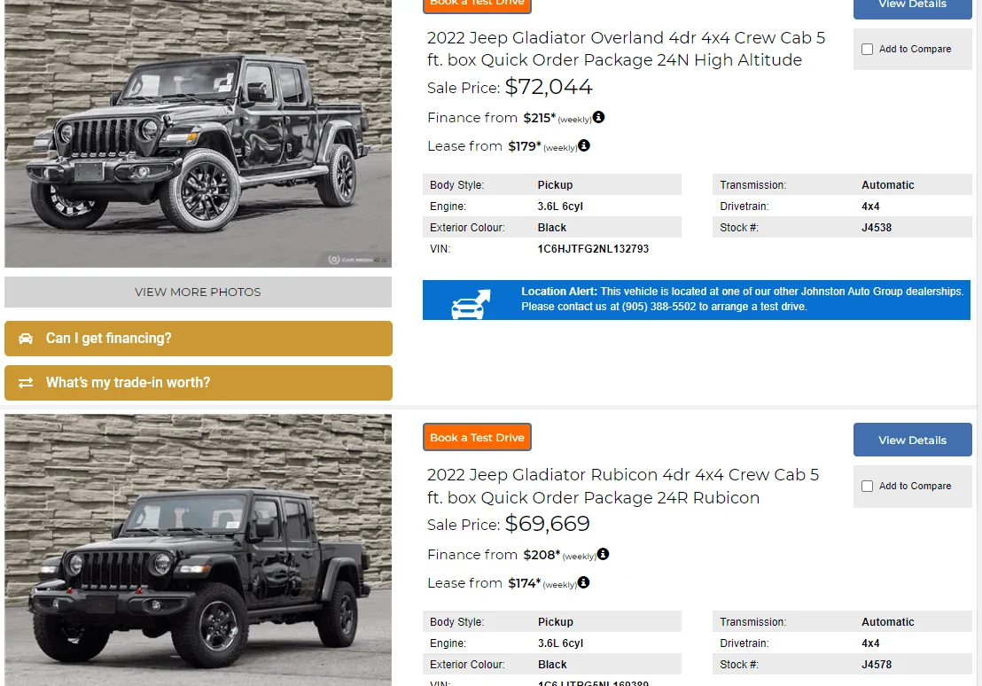 Jeep Gladiator Price drops? 1663879184154