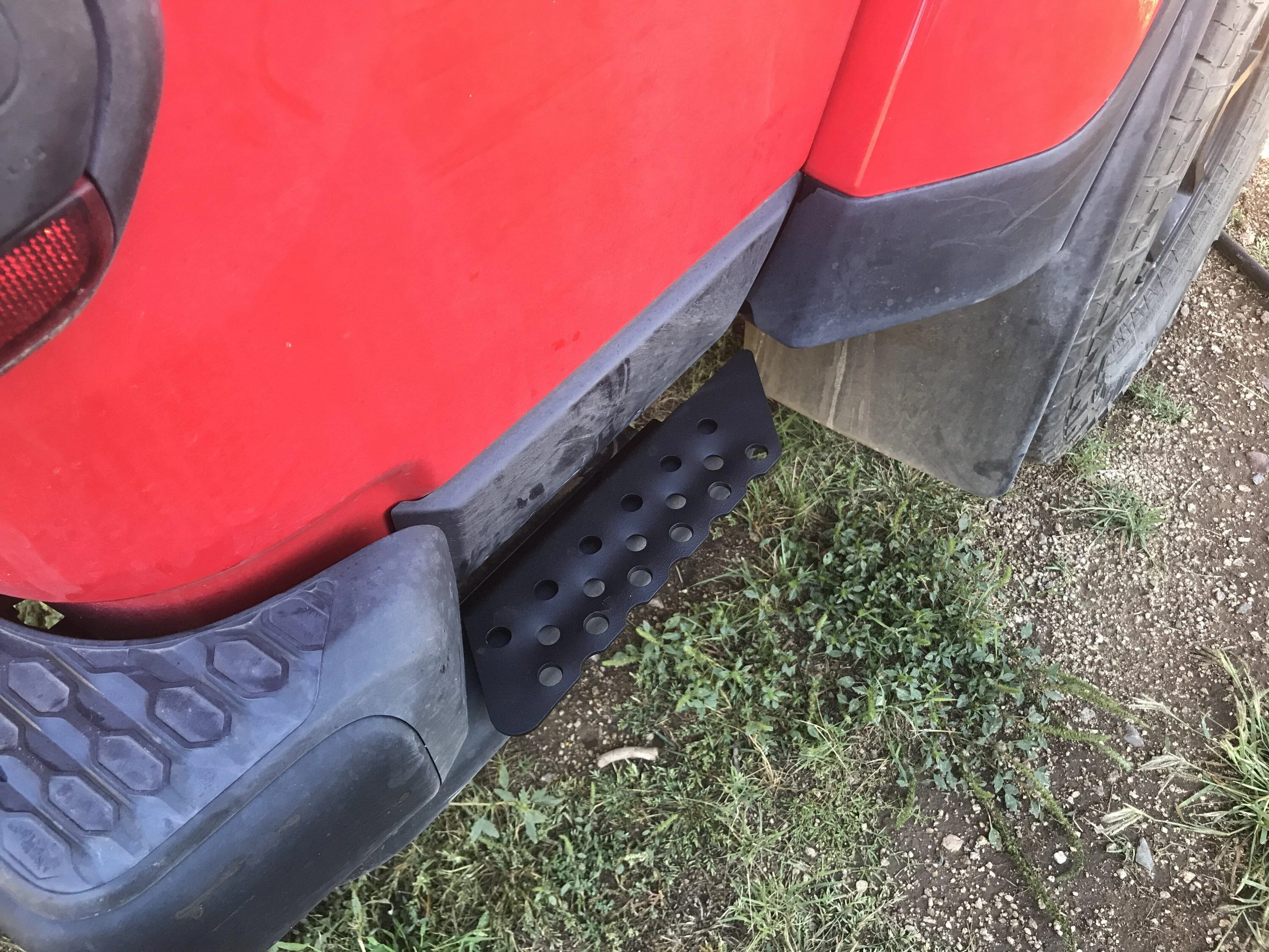 Jeep Gladiator M.O.R.E. Rubicon bolt on rear bumper steps IMG_5169[1]