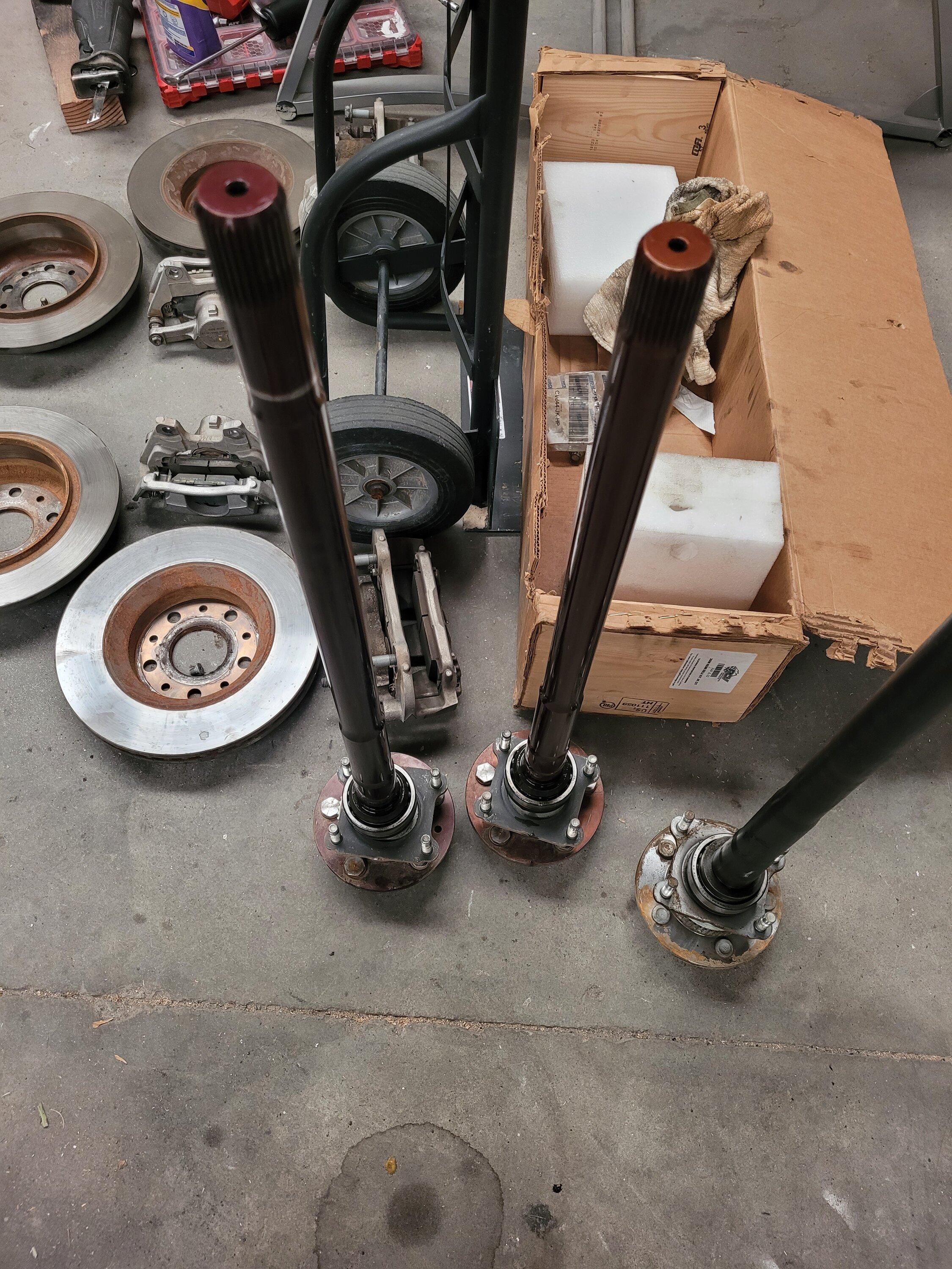 Jeep Gladiator RCV 300m rear axle shafts $1200 20220926_155243