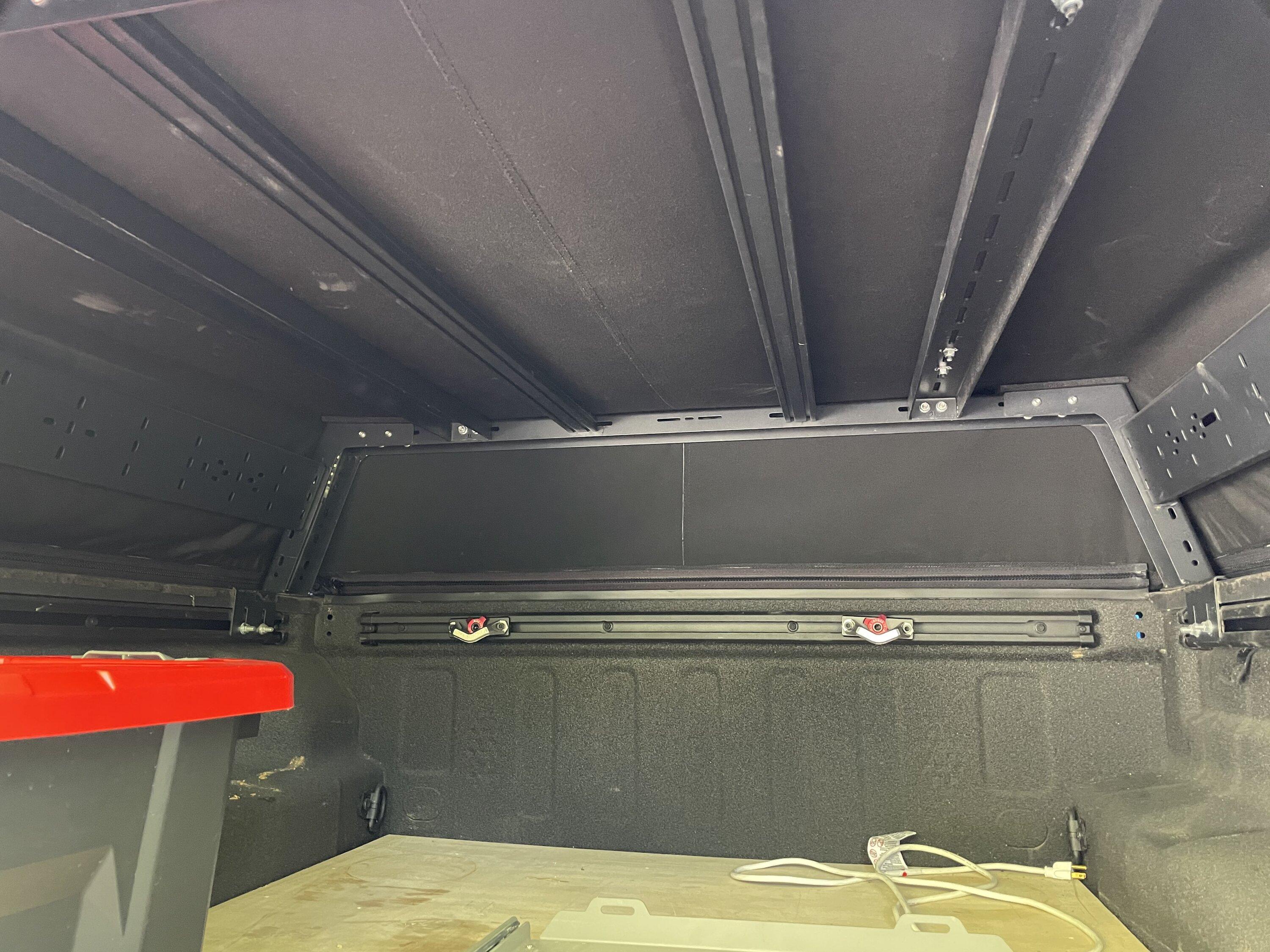 Jeep Gladiator Soft top OVER my bed rack IMG-2001