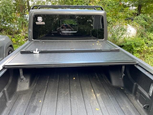 Jeep Gladiator Mopar Tri-Fold Tonneau cover Open cover