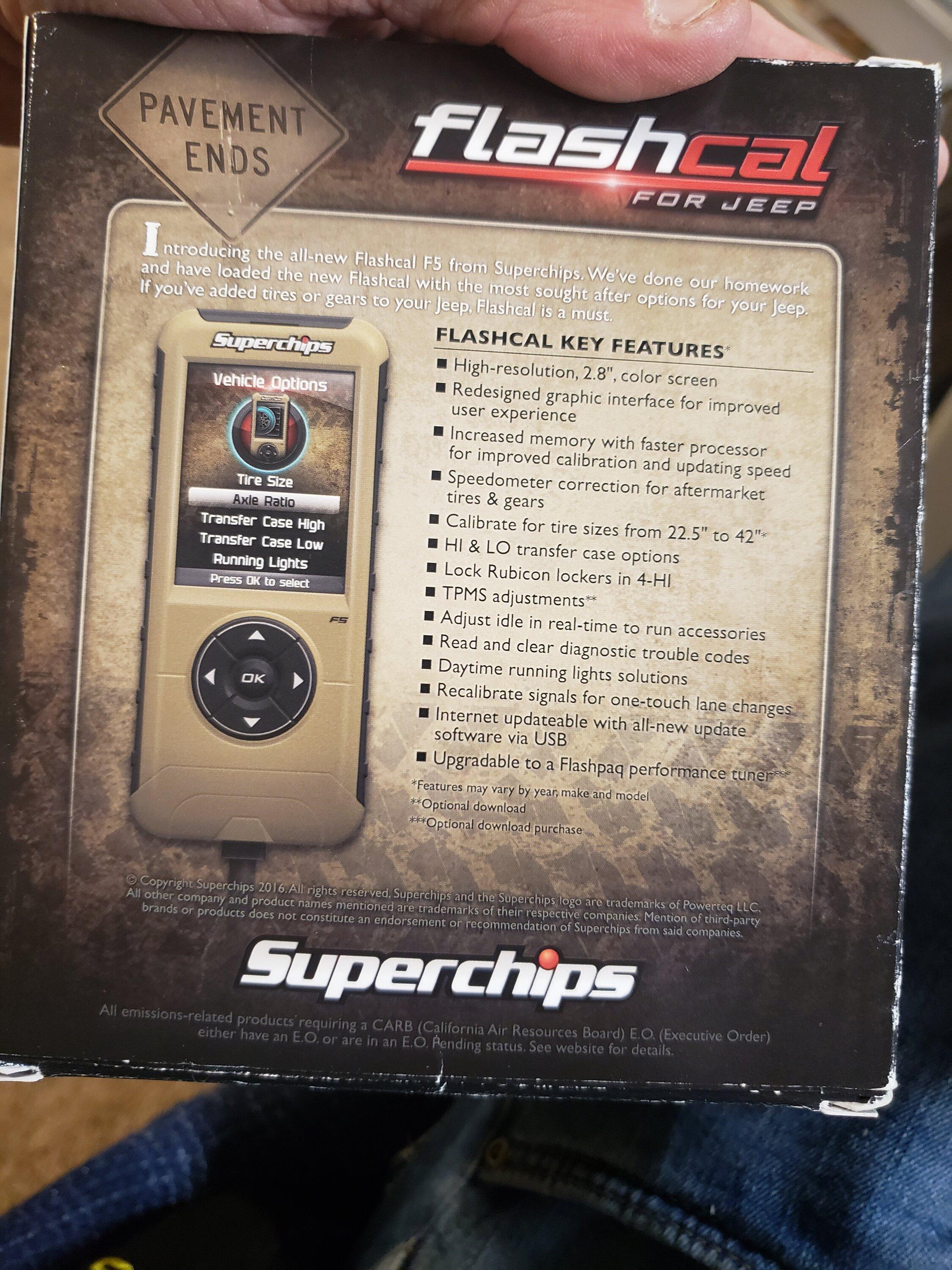 Jeep Gladiator Flashcal New In Box $125 20220927_212337