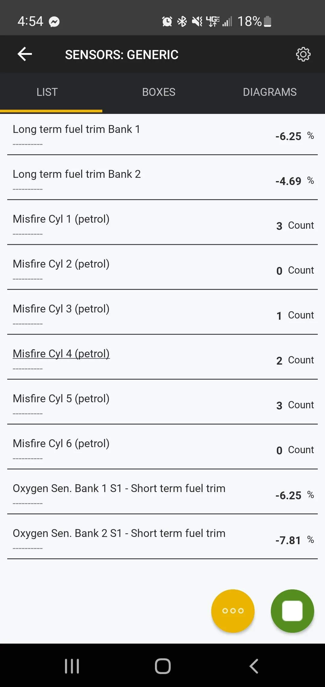 Jeep Gladiator Survey- For those with misfire issues Screenshot_20220928-165436_OBD JScan