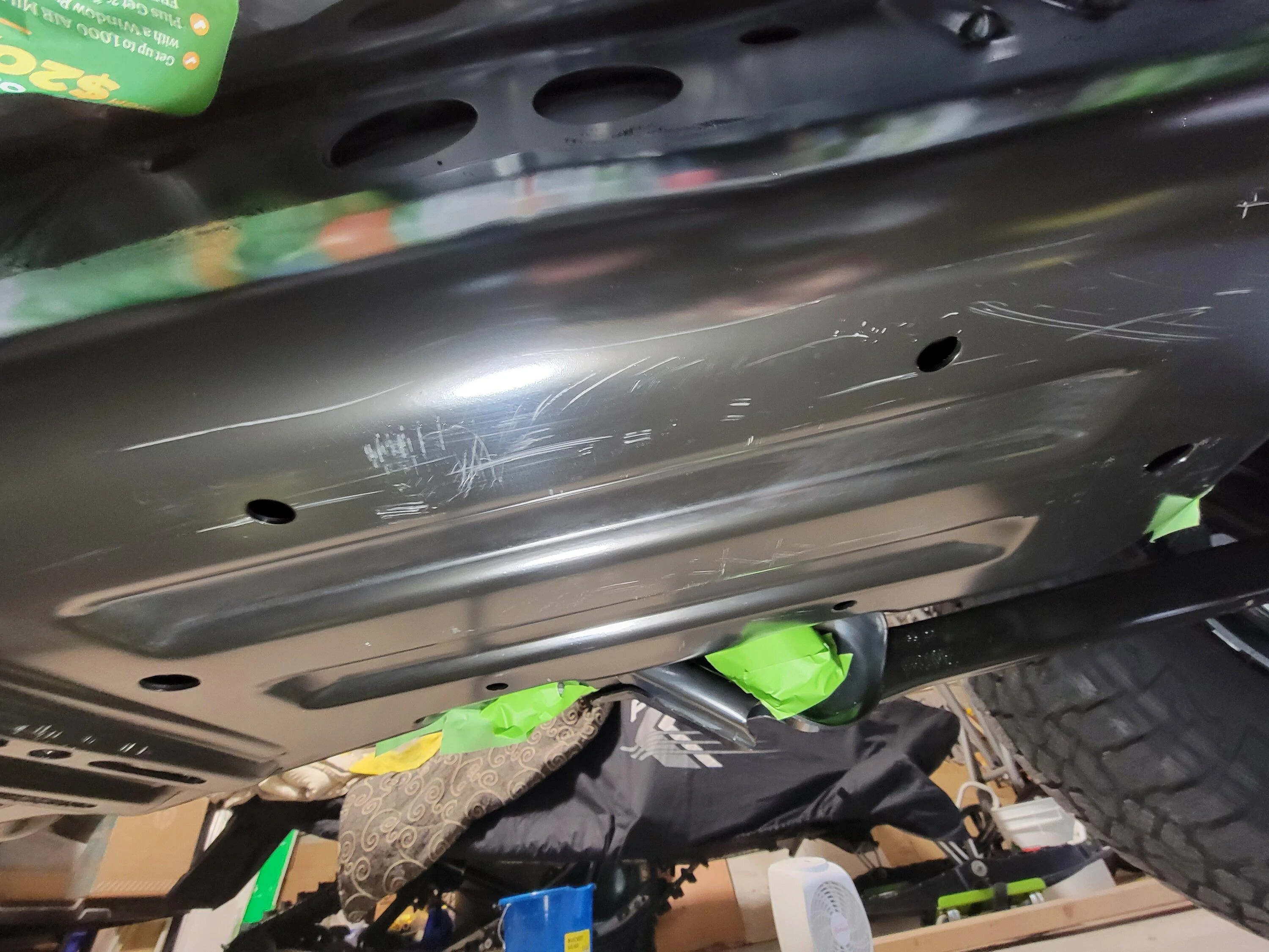 Jeep Gladiator What do you guys use to touch up underneath jeep 20220924_171914