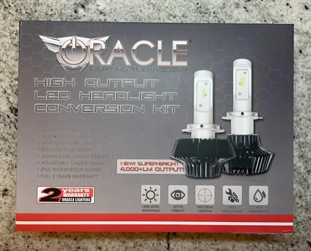 Jeep Gladiator Oracle 2020-2022 Jeep Gladiator LED Bulb Headlight Conversion Kit B38783C9-0DFE-463E-80C6-415C949B9682