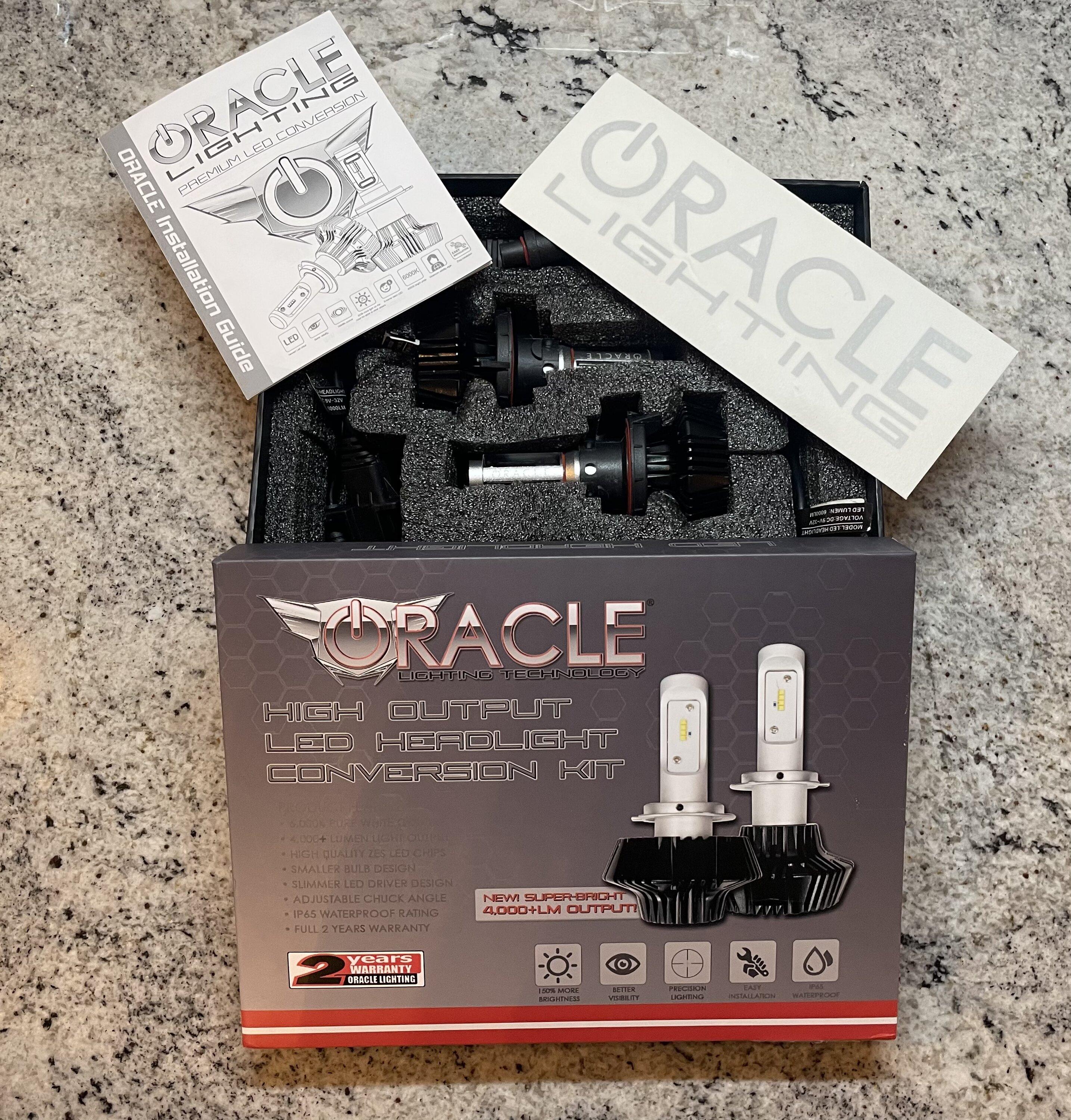 Jeep Gladiator Oracle 2020-2022 Jeep Gladiator LED Bulb Headlight Conversion Kit F9497058-BC19-41D4-91B6-E6AD643501C2