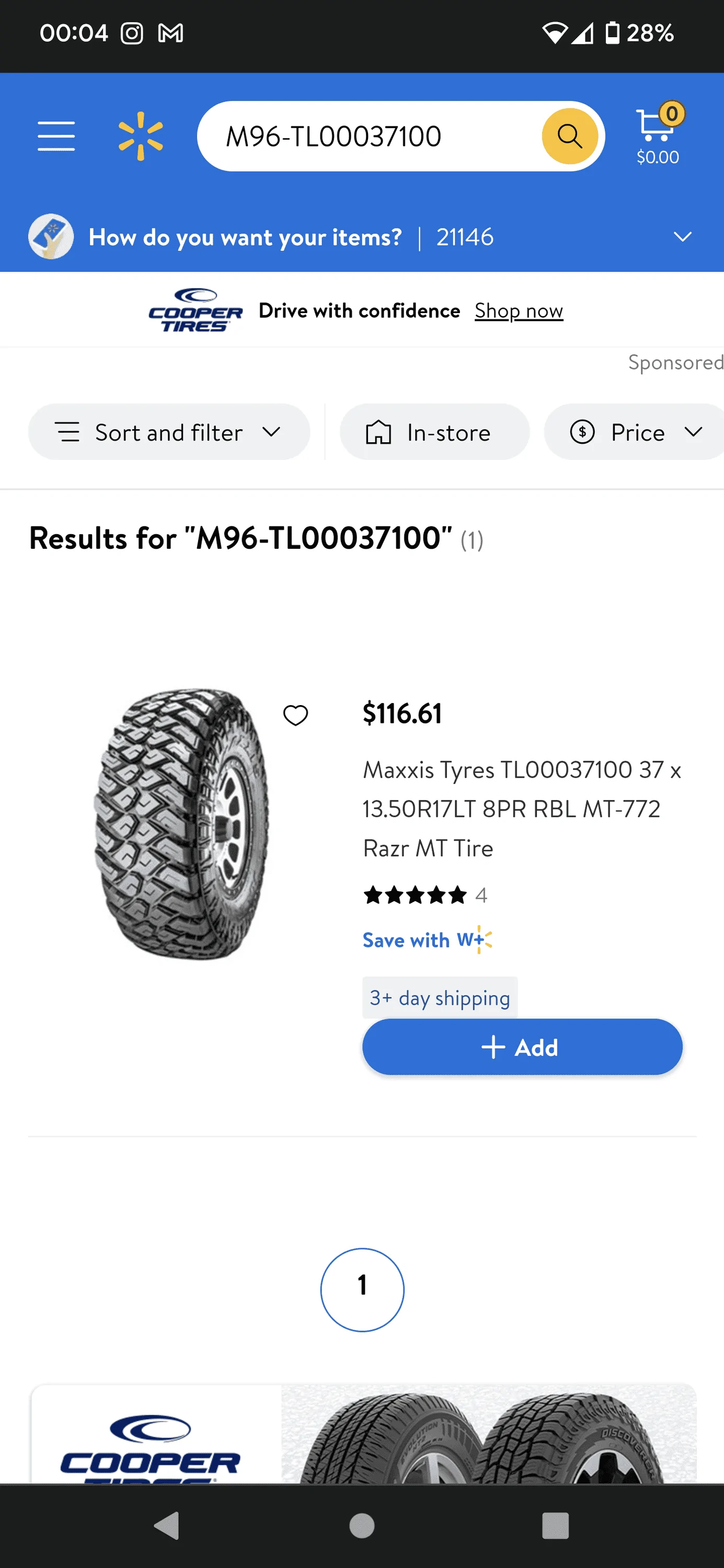 Jeep Gladiator Possible tire scam? maxxis razr mt Screenshot_20220929-000431