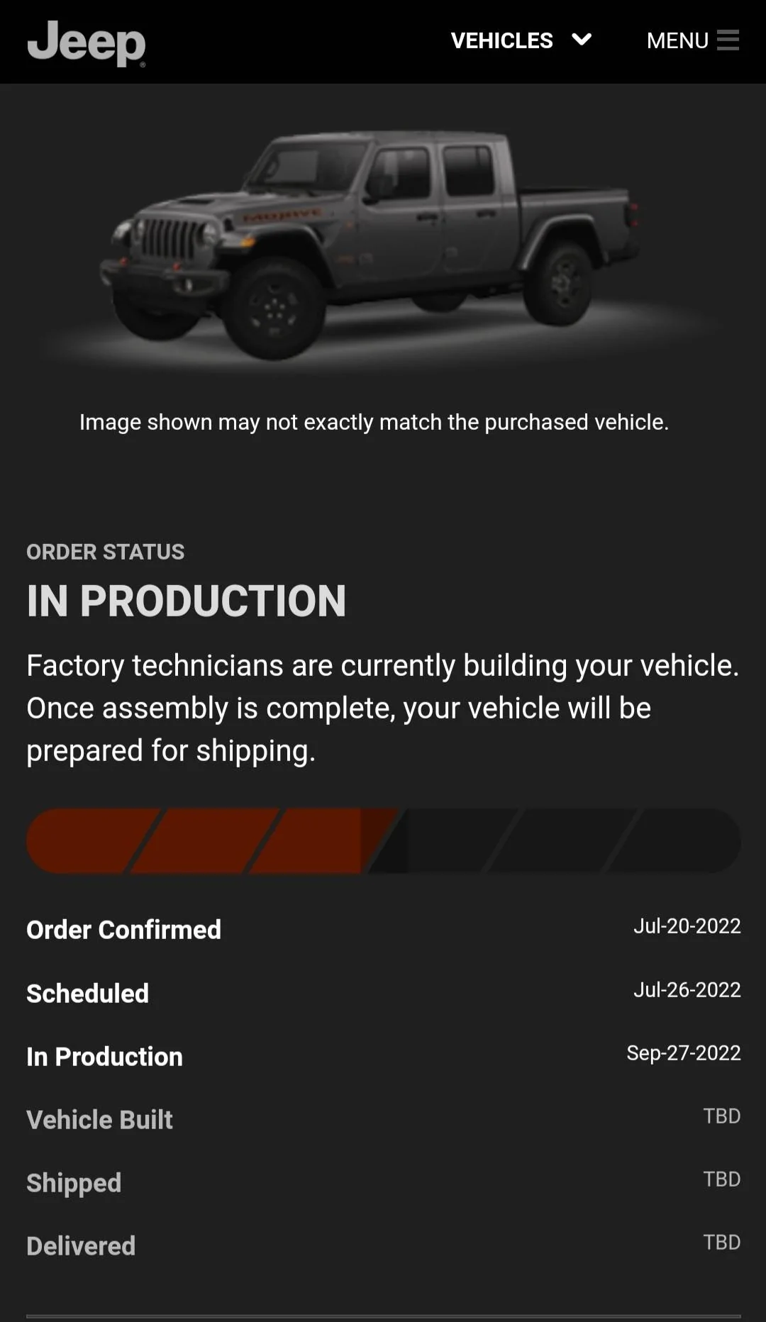 Jeep Gladiator Just Ordered? Check in HERE! Screenshot_20220928_133158_Samsung Internet