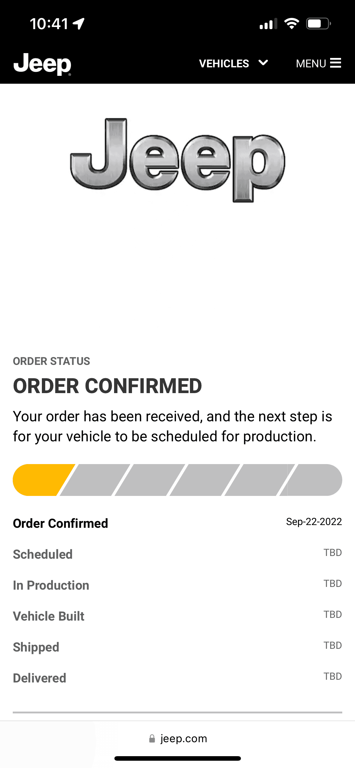 Jeep Gladiator 2023 Jeep Gladiator Order…What step are you in? C50A2710-C269-4FBE-A142-3D5F7A525A21